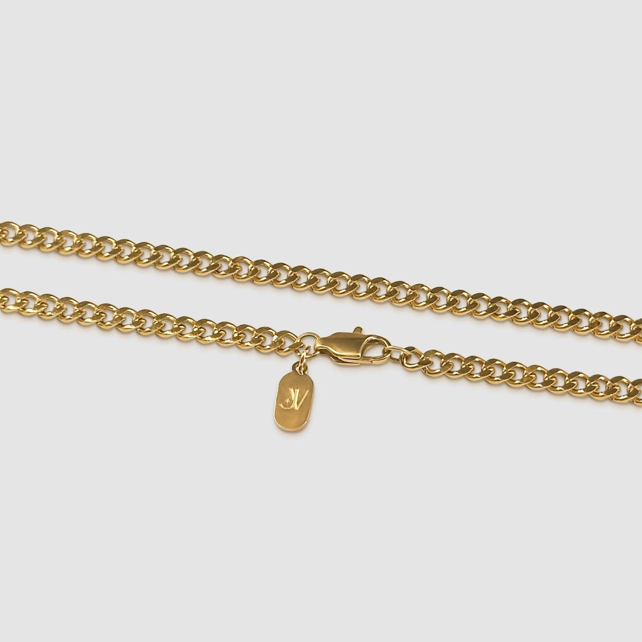 Cuban Chain - Gold (4mm) - Basic Chains - 50cm / 20'' - JVillion®