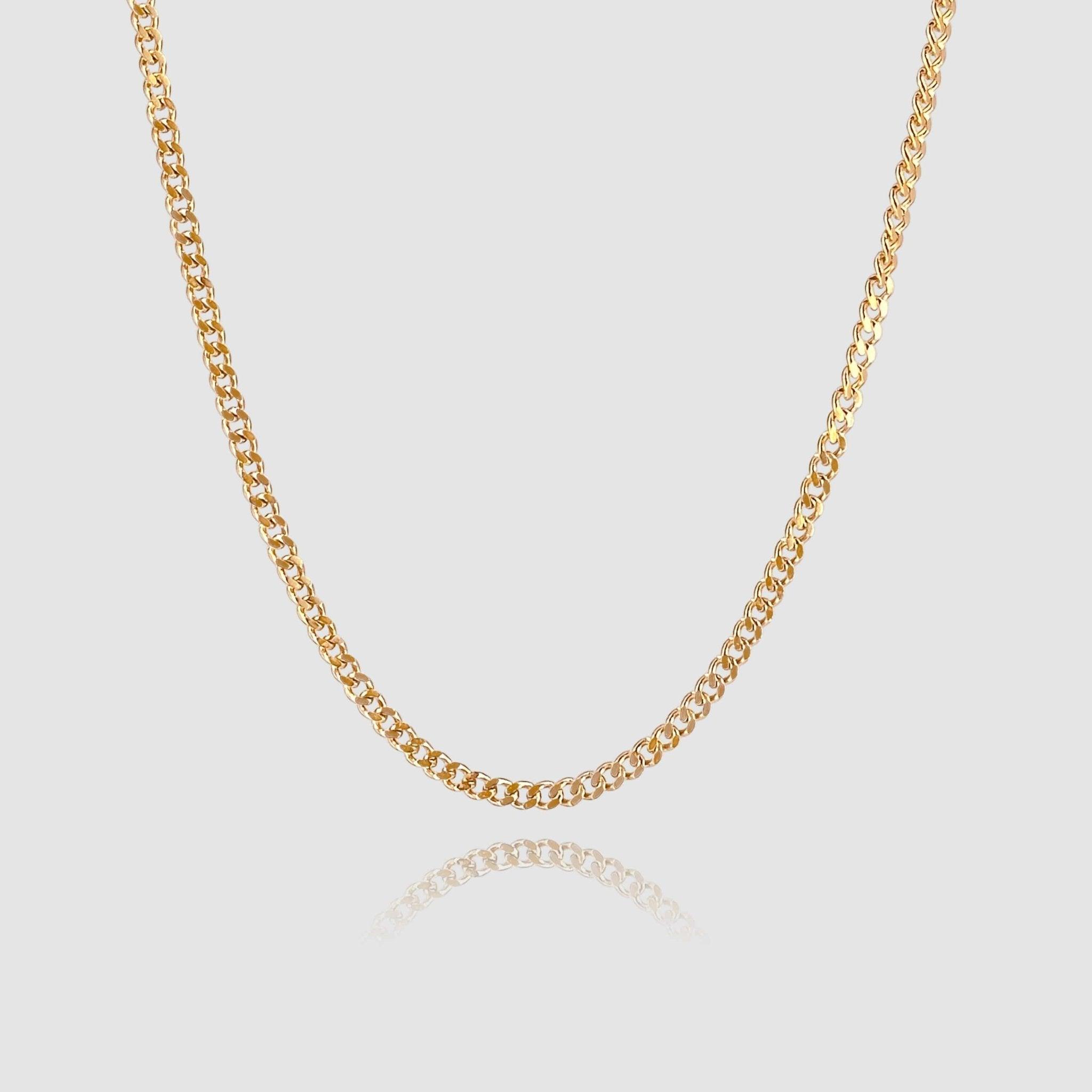 Cuban Chain - Gold (4mm) - Basic Chains - 50cm / 20'' - JVillion®