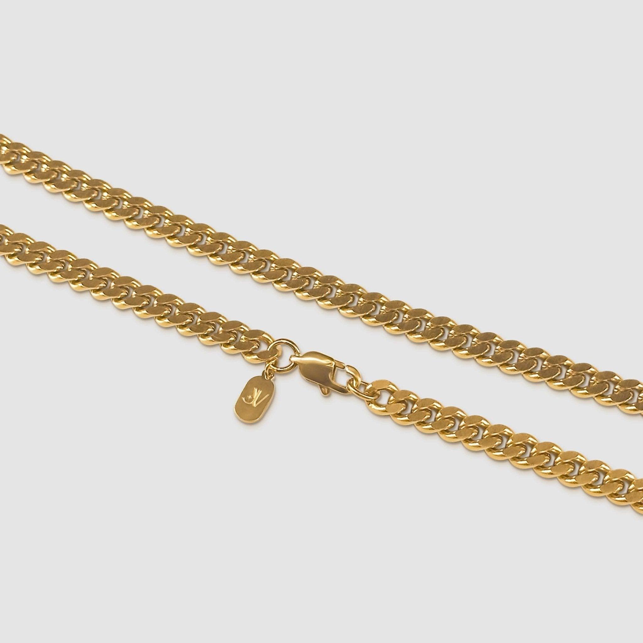 Cuban Chain - Gold (6mm) - Basic Chains - 45cm / 18'' - JVillion®