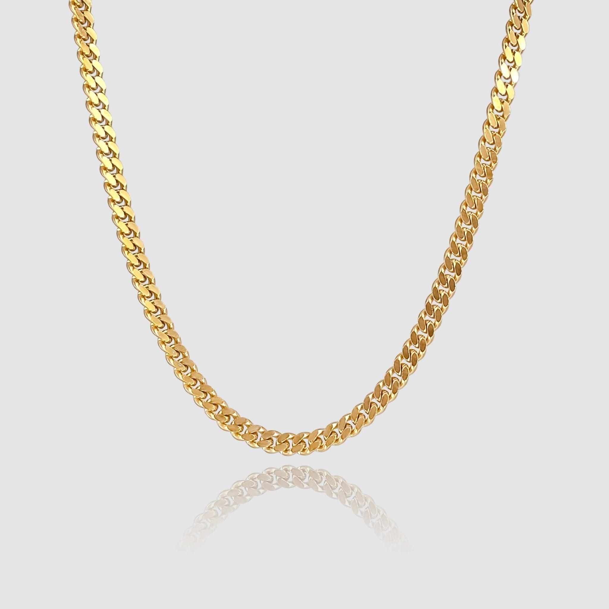 Cuban Chain - Gold (6mm) - Basic Chains - 45cm / 18'' - JVillion®