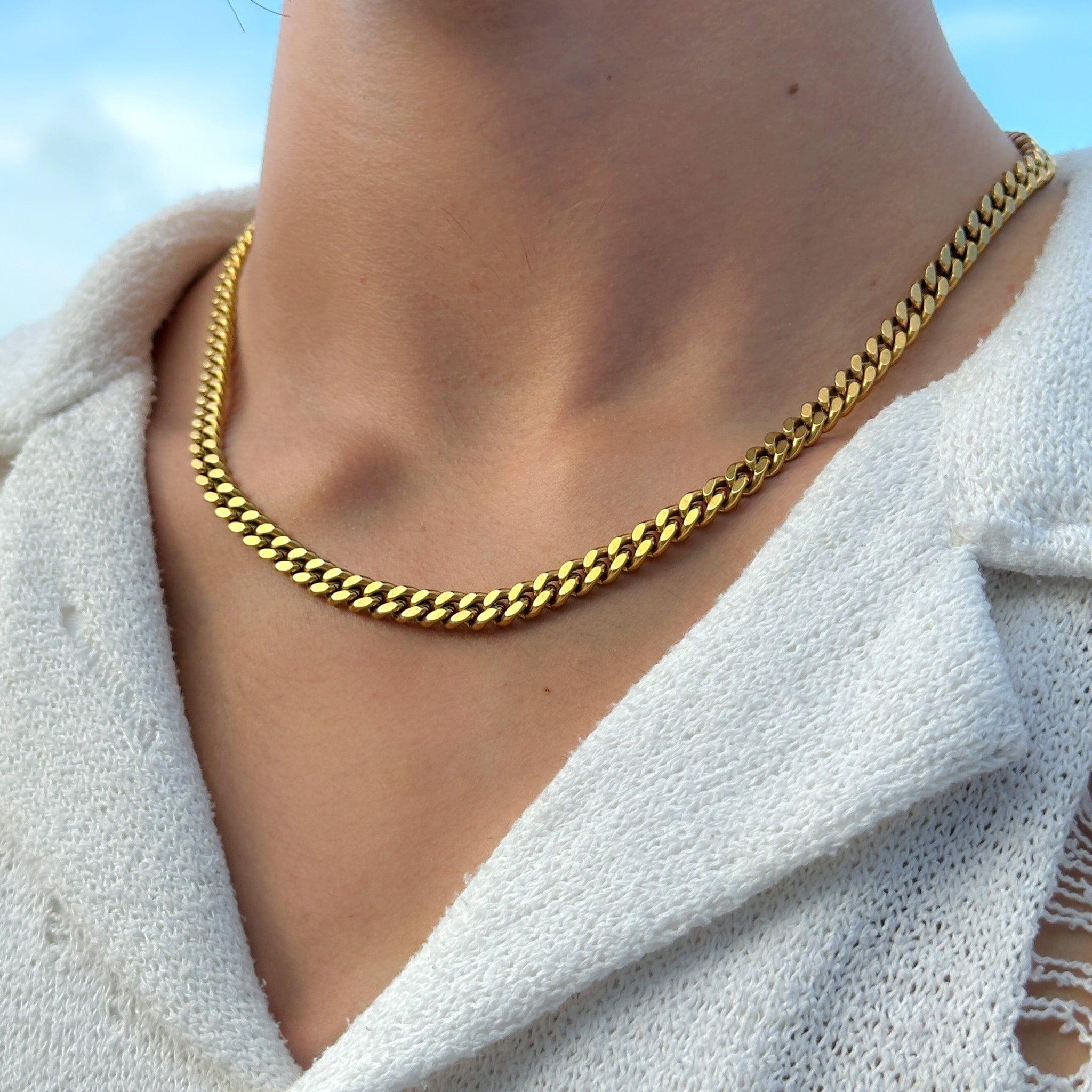 Cuban Chain - Gold (6mm) - Basic Chains - 45cm / 18'' - JVillion®