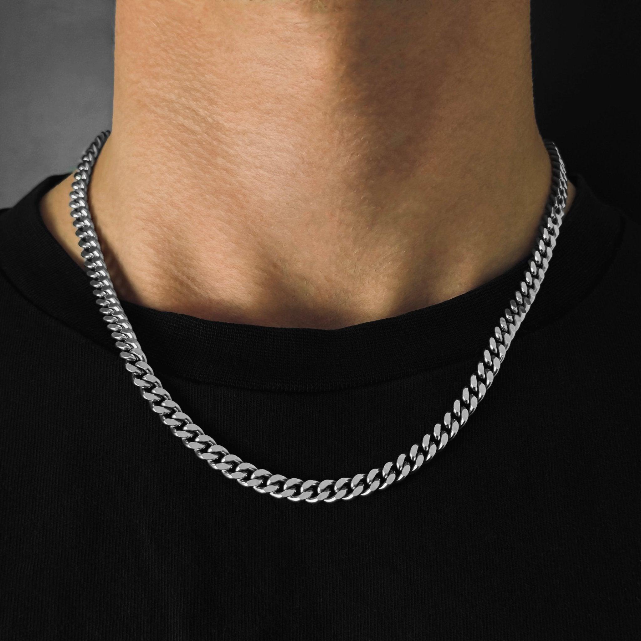 Cuban Chain - Silver (6mm) - Basic Chains - 45cm / 18'' - JVillion®