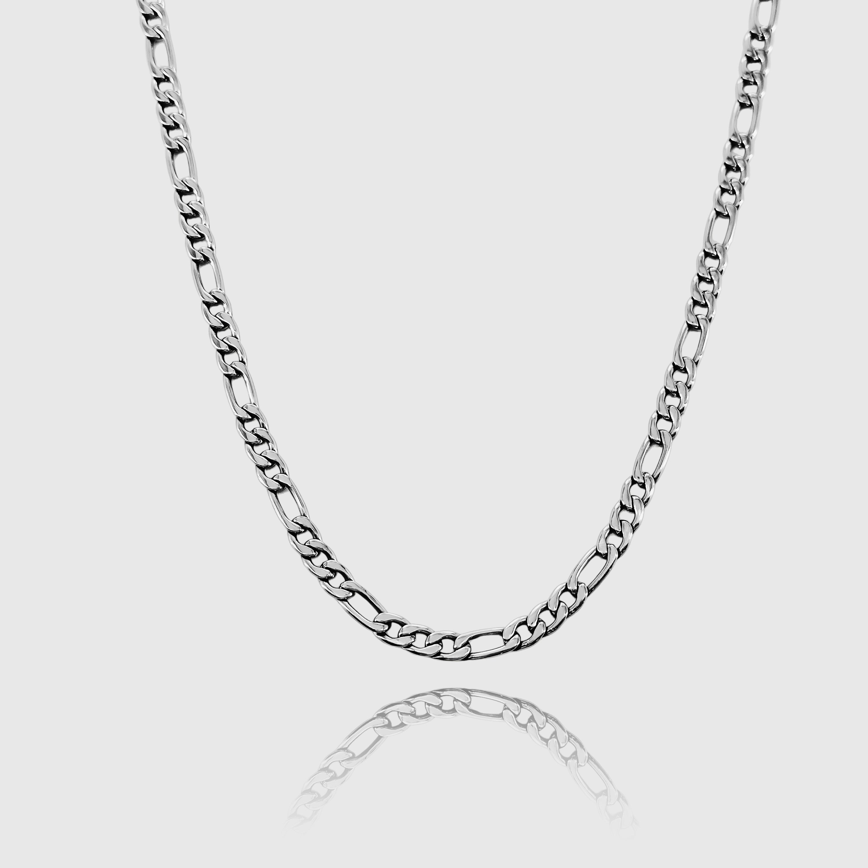 Classic Figaro Chain Necklace 5mm Stainless Steel – Display Photo
