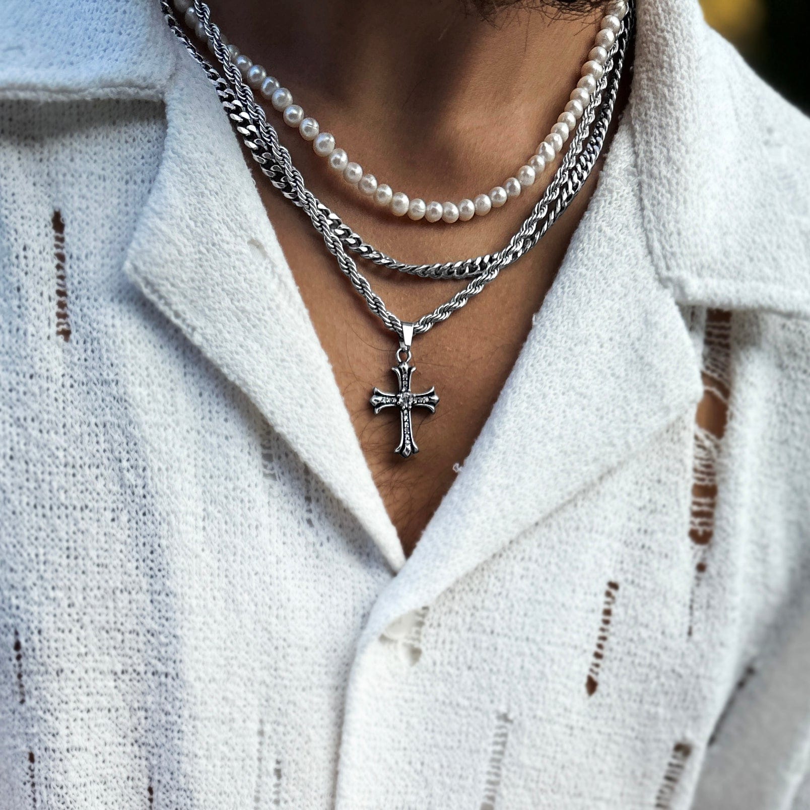 Freshwater Pearl Chain - Freshwater Pearl - 45+5cm - JVillion®