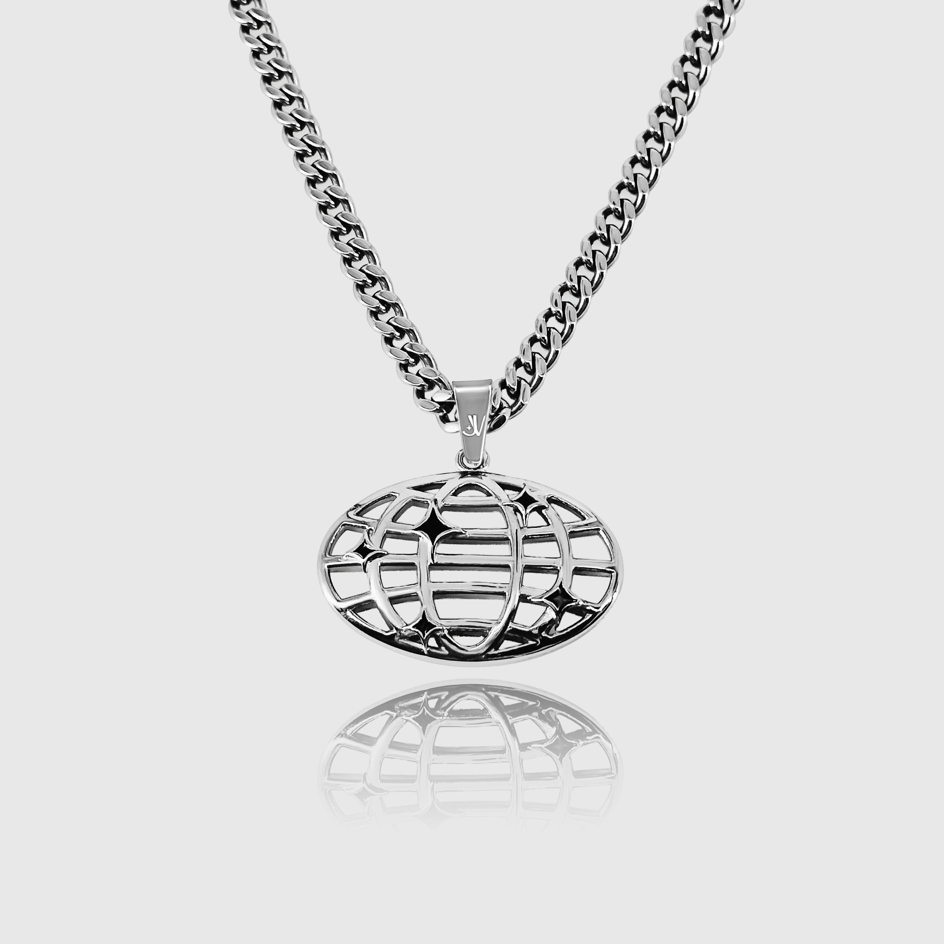 World Cuban Chain Necklace 4mm Stainless Steel – Product Photo