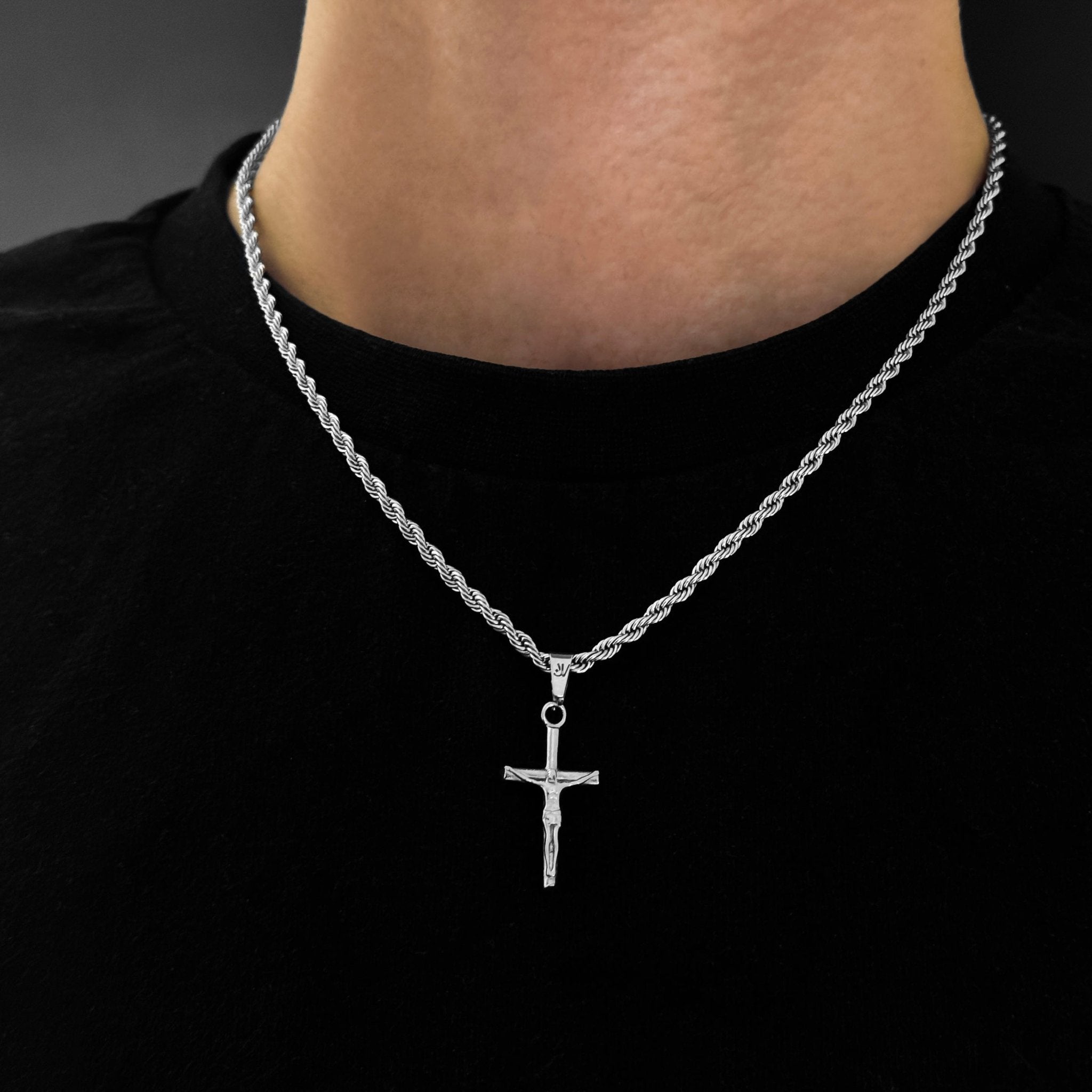 Jesus Cross Pendant - Silver - Pendant - Silver - JVillion®