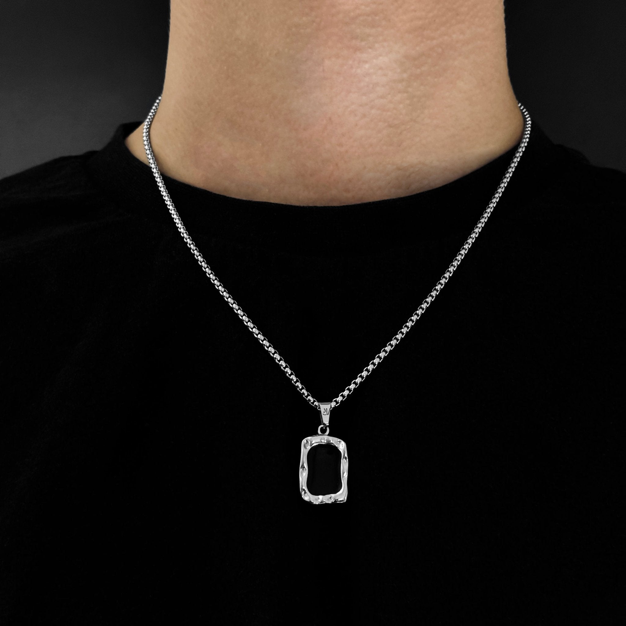 Onyx Pendant - Silver - Pendant - Silver - JVillion®