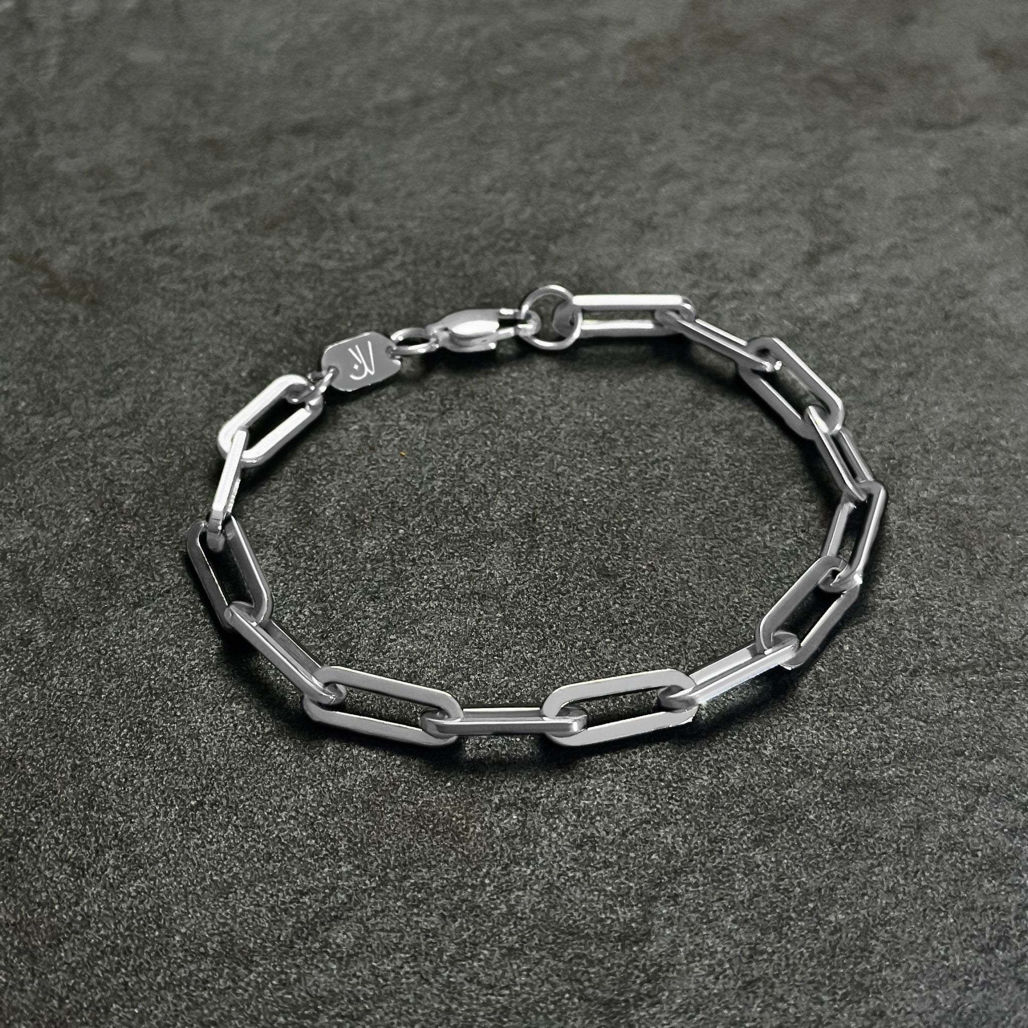 Paperclip Bracelet - Silver - Bracelets - 16.5cm - JVillion®