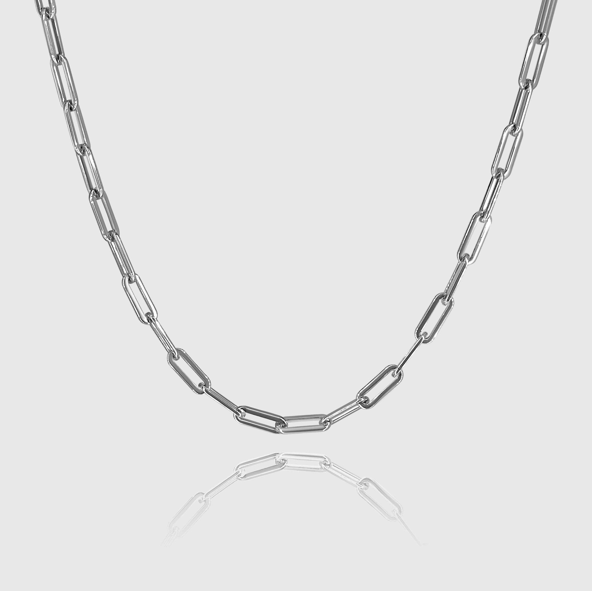 Paperclip Chain - Silver - Basic Chains - 45cm / 18'' - JVillion®