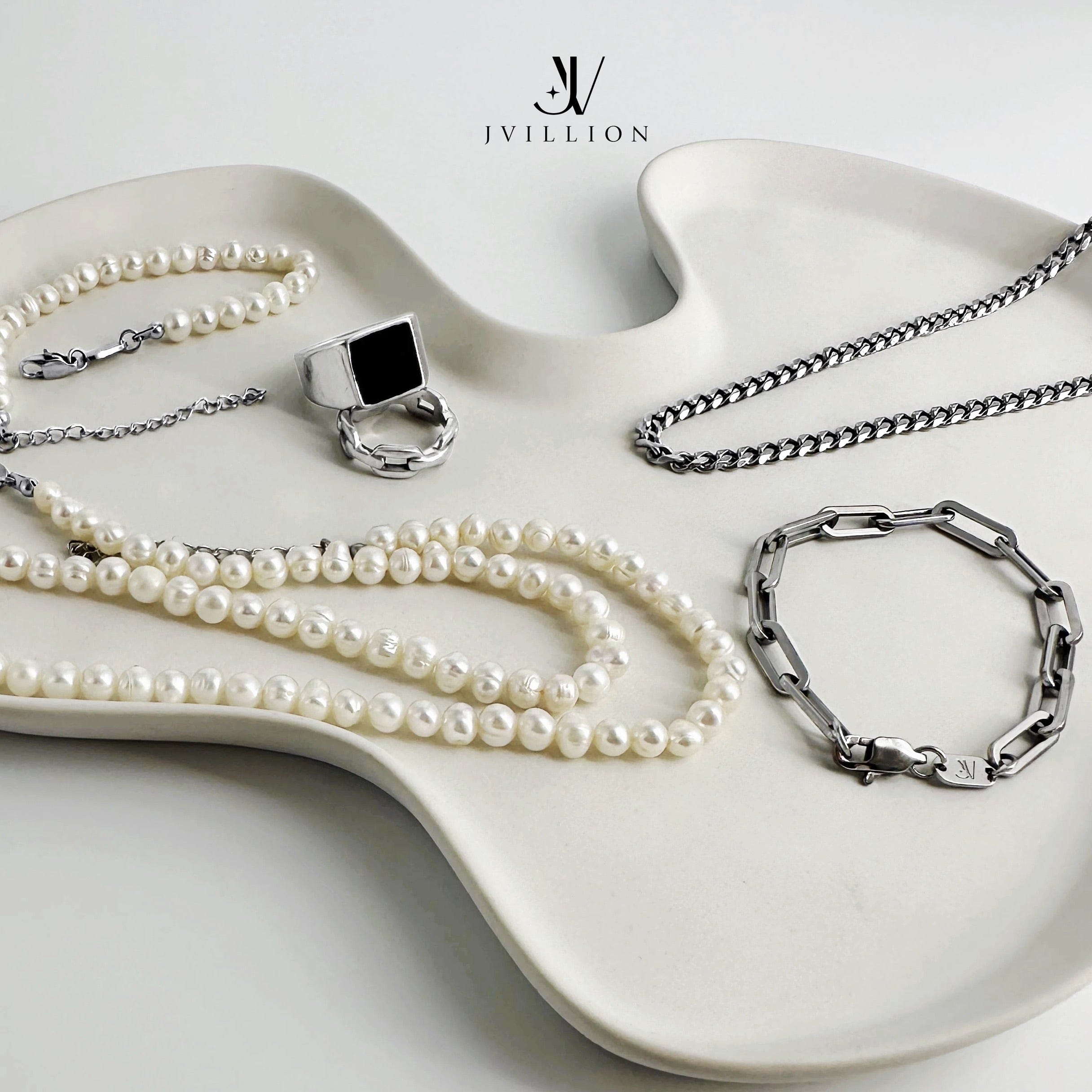 Streetwear Jewelry Silver Men