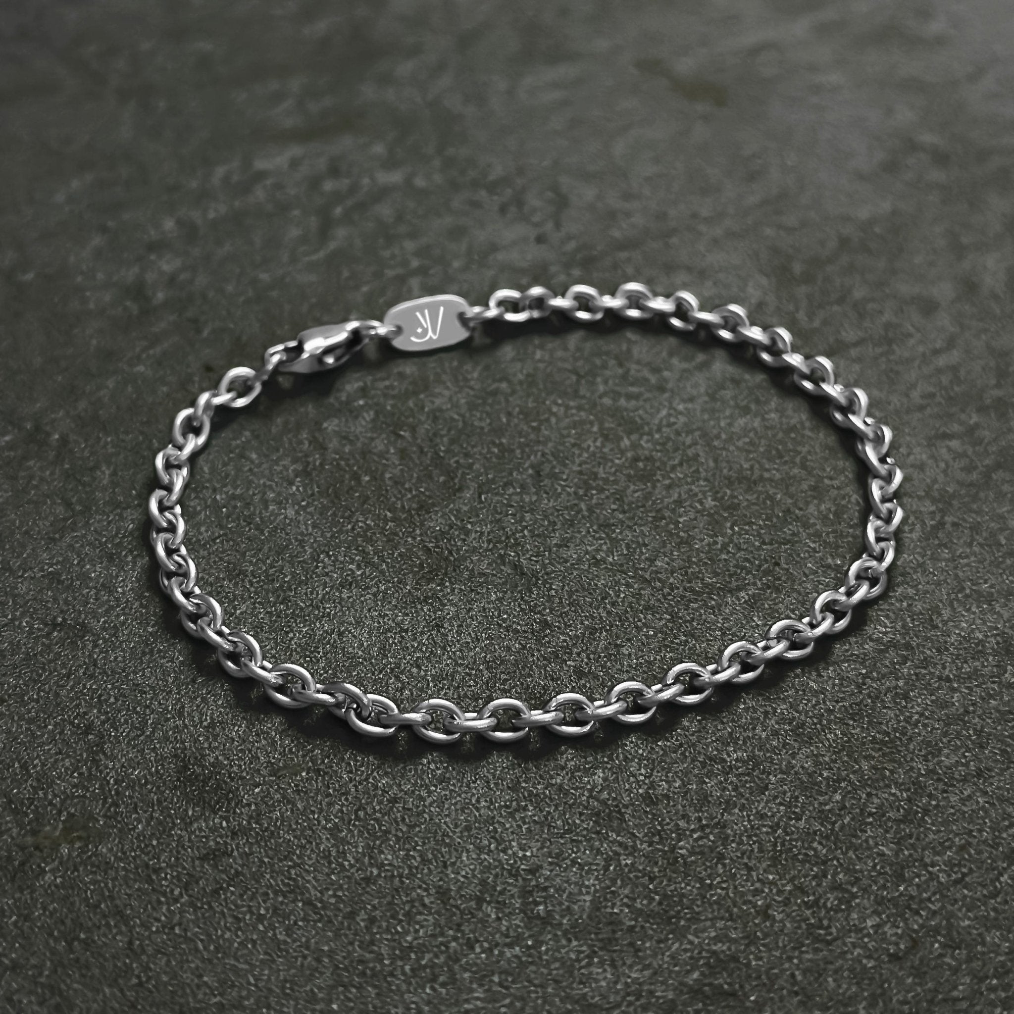 Rolo Bracelet - Silver (3,5mm) - Bracelets - 18cm - JVillion®