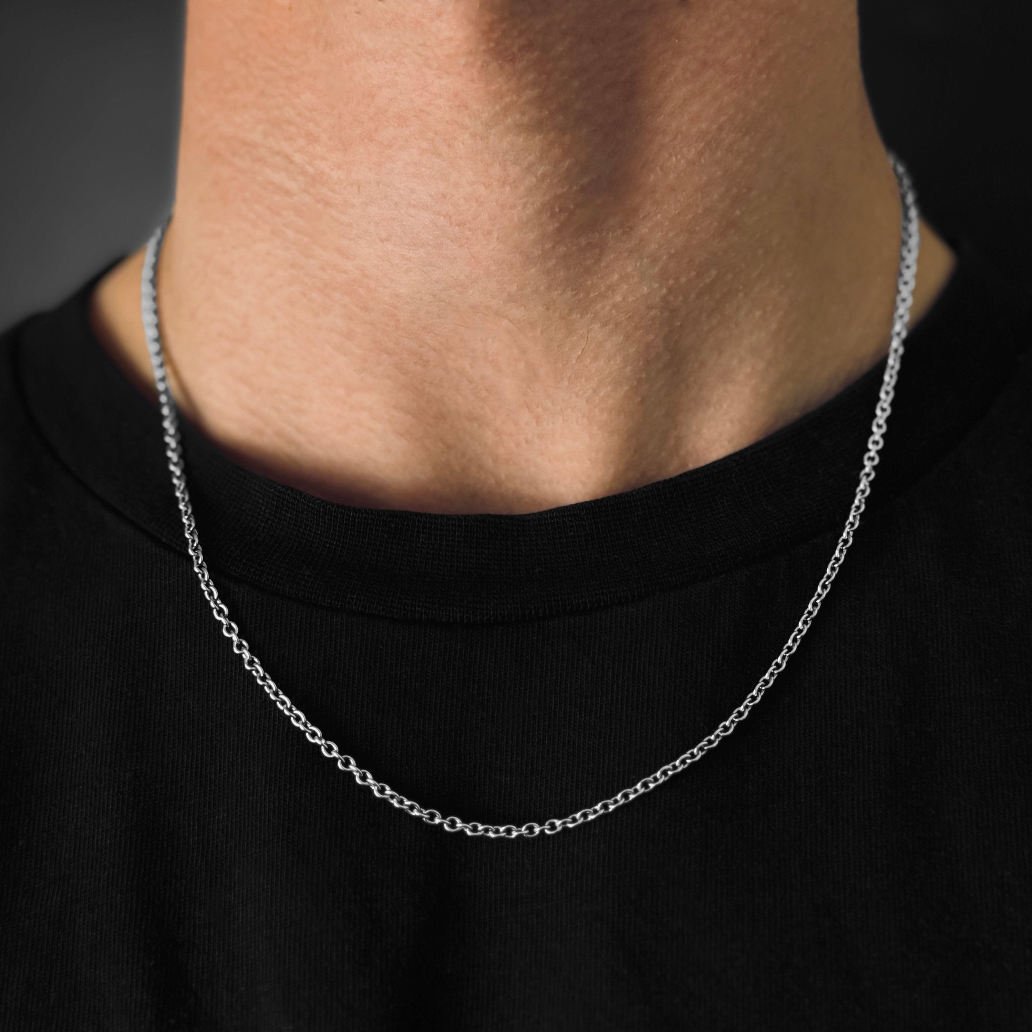 Rolo Chain - Silver (2mm) - Basic Chains - 50cm / 20'' - JVillion®