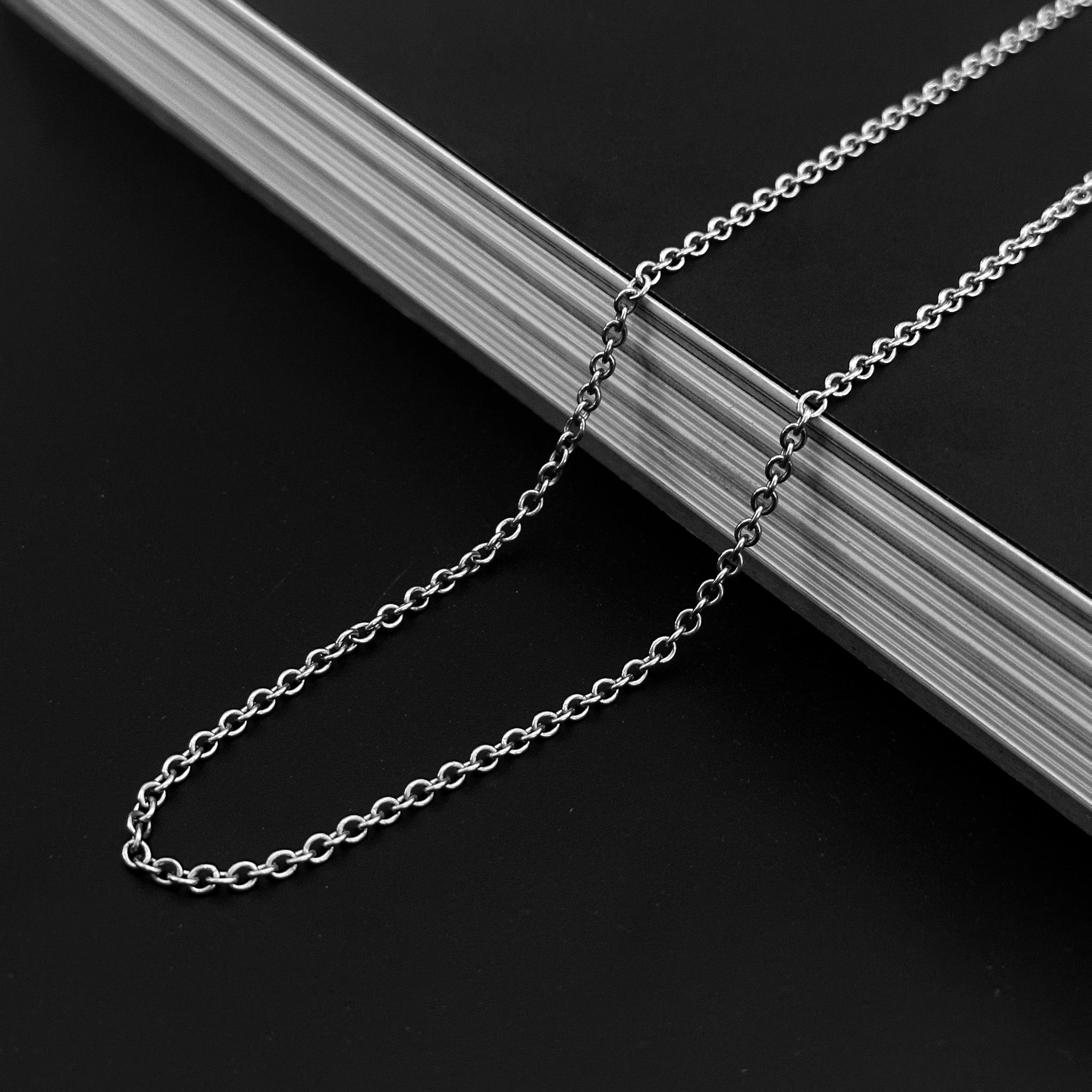 Rolo Chain - Silver (2mm) - Basic Chains - 50cm / 20'' - JVillion®