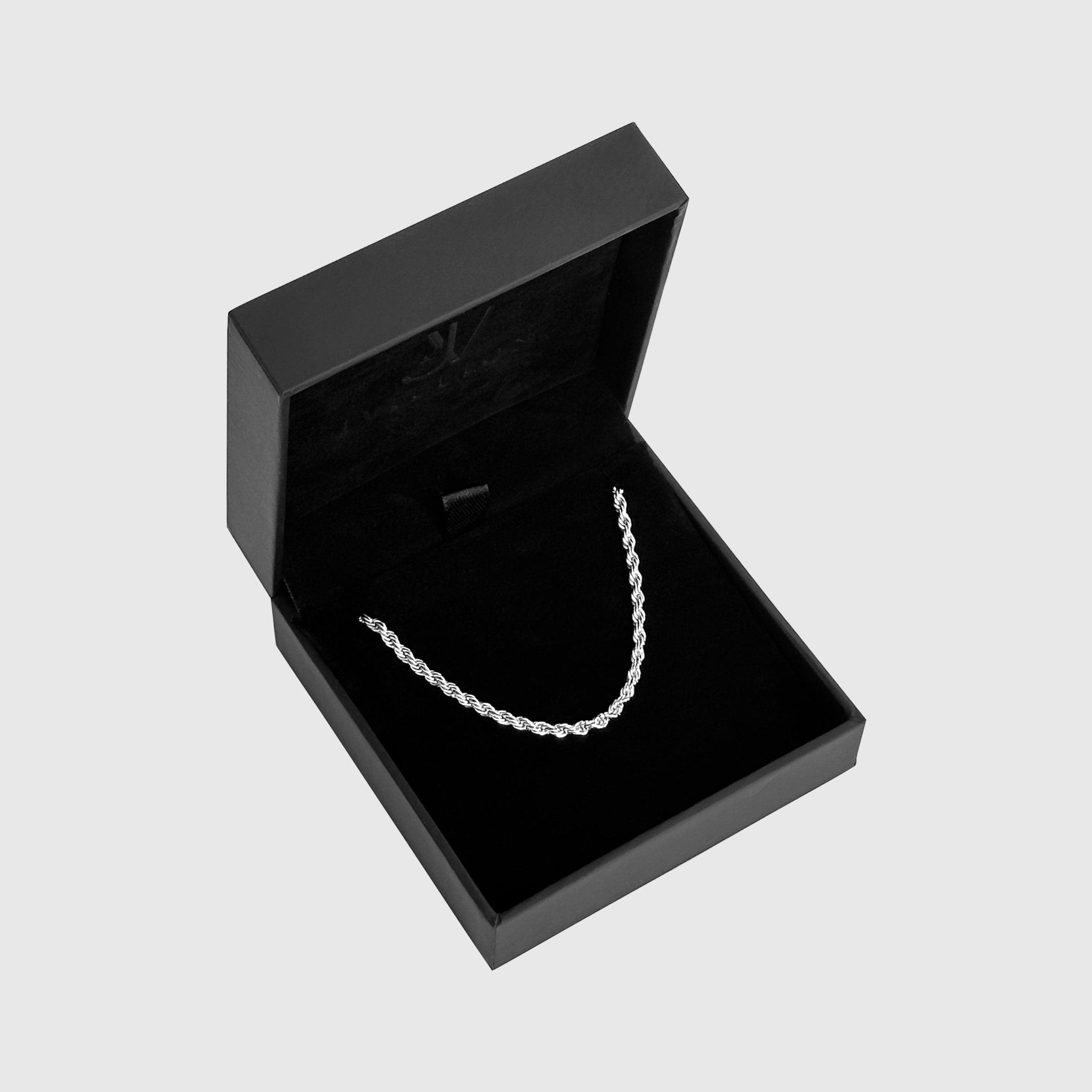 Rope Bracelet - Silver (3mm) - Bracelets - 18cm - JVillion®