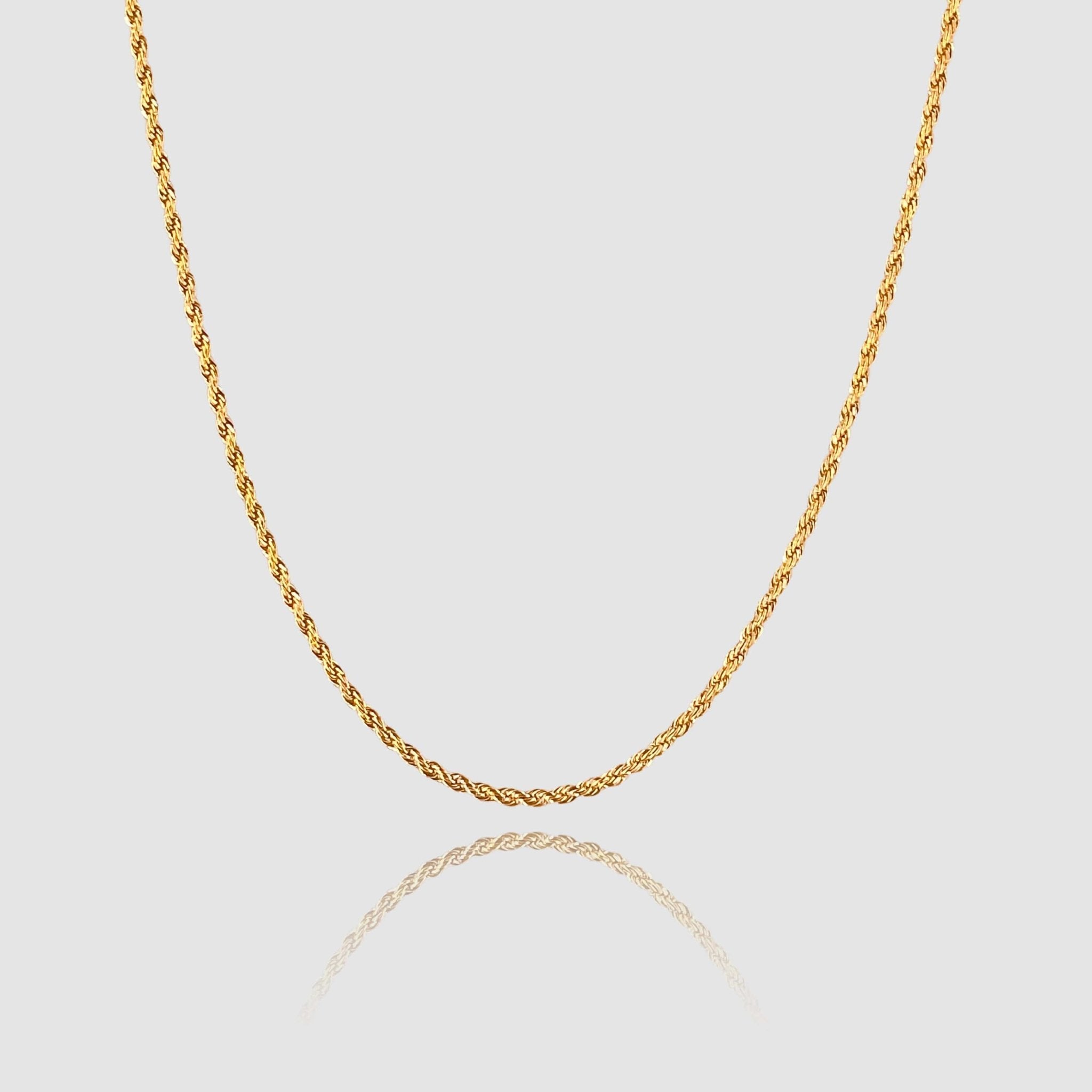 Rope Chain - Gold (2mm) - 50cm / 20" - JVillion®