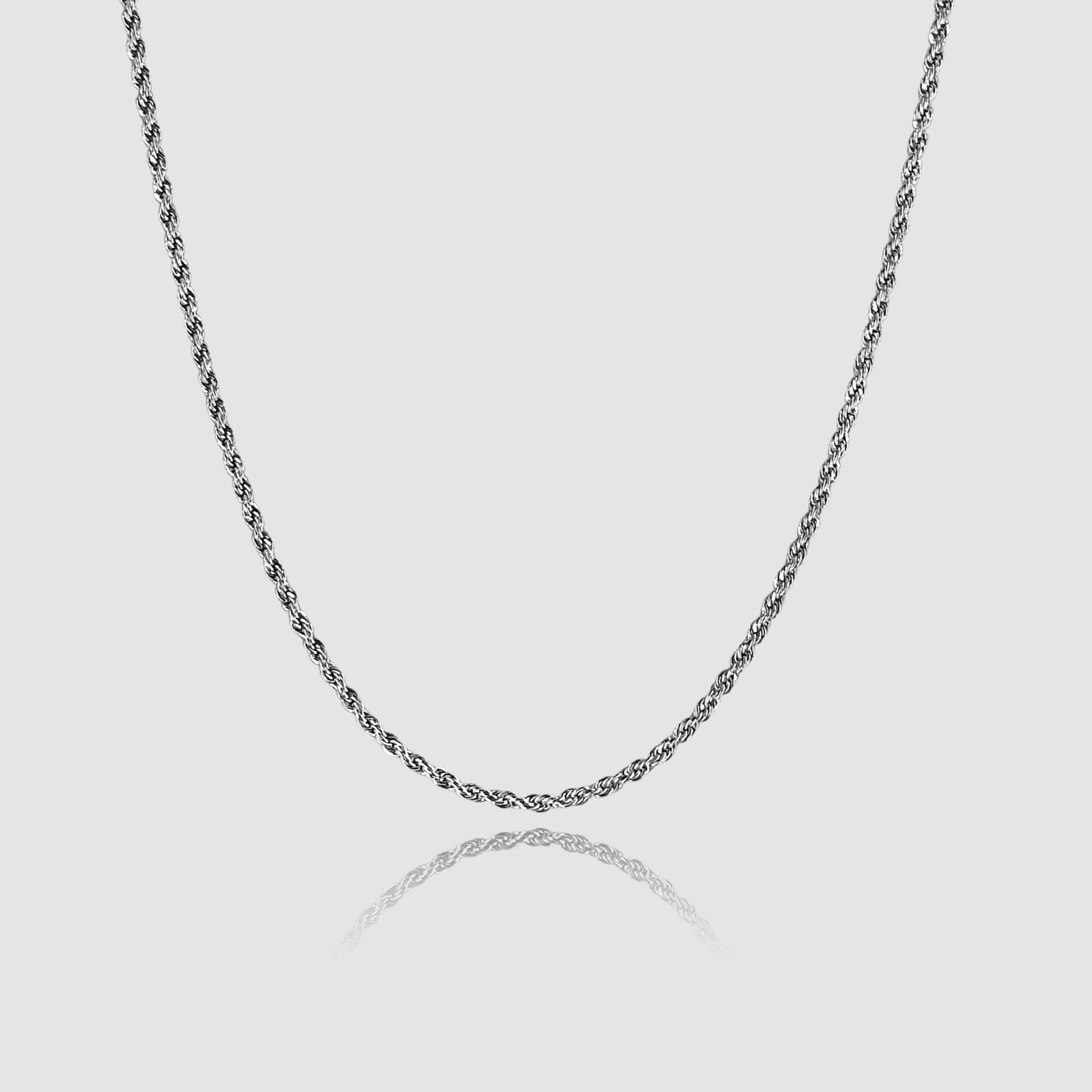 Rope Chain - Silver (2mm) - 50cm / 20'' - JVillion®