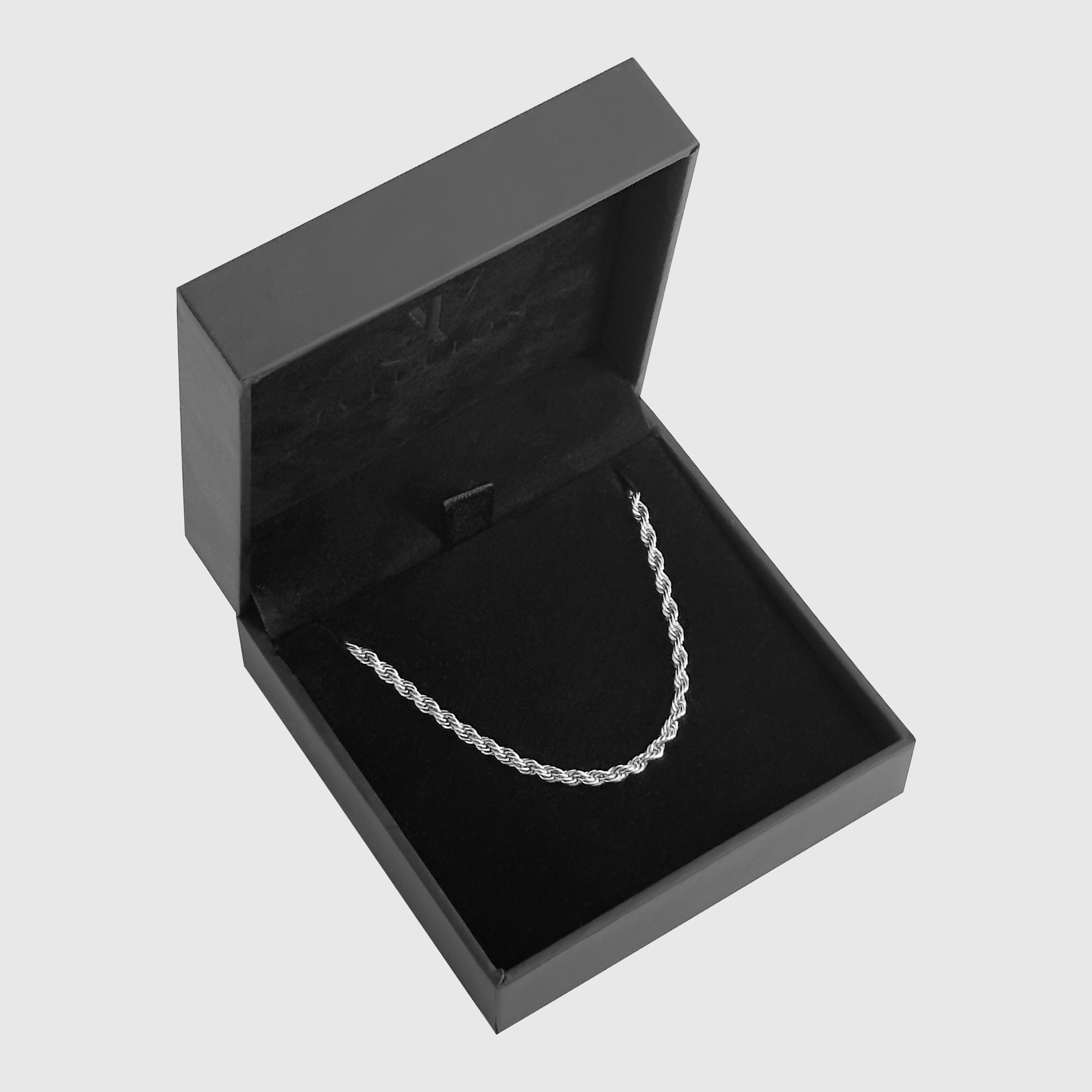 Rope Chain - Silver (3mm) - Basic Chains - 50cm / 20'' - JVillion®