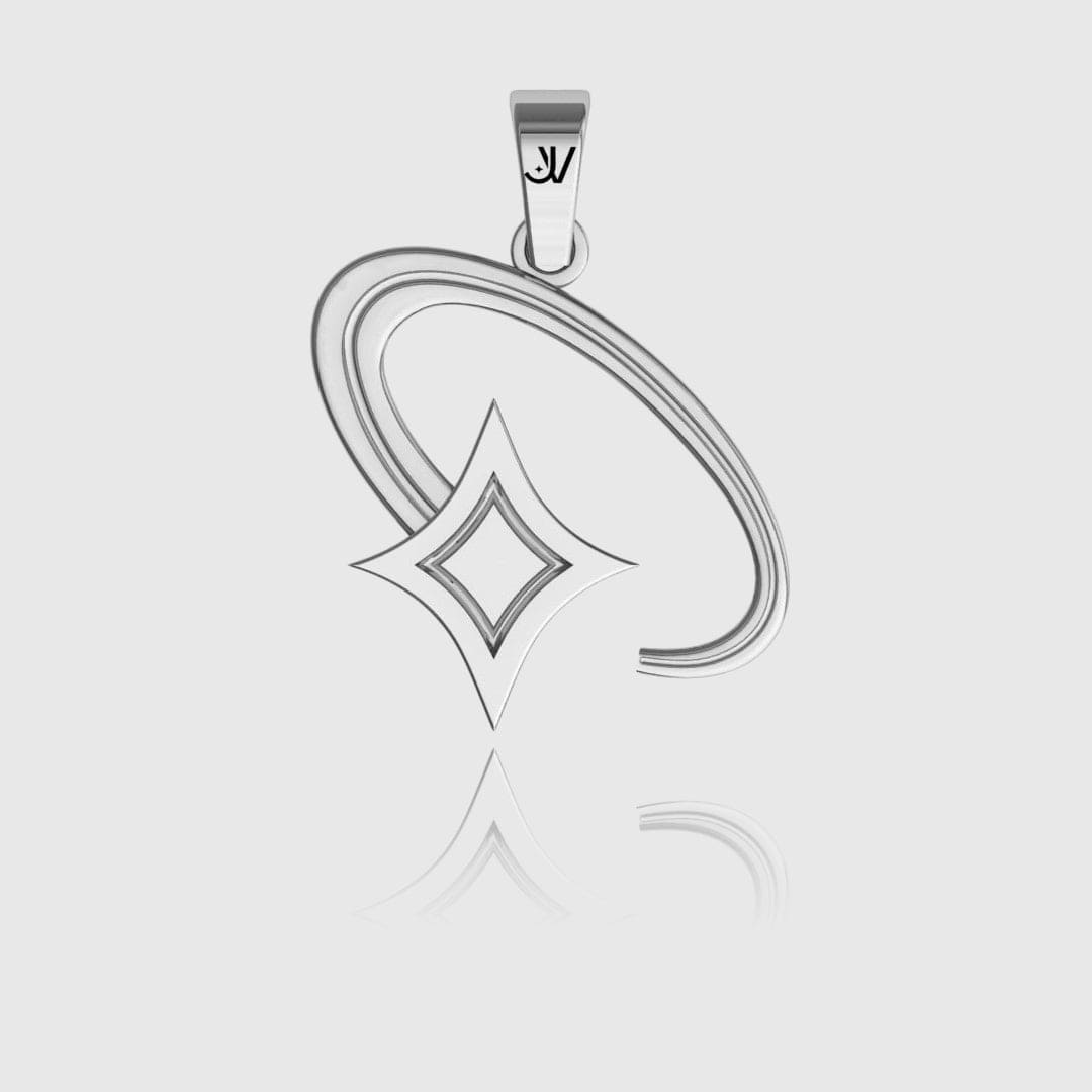 Shooting Star Pendant Silver Men - Streetwear Jewelry