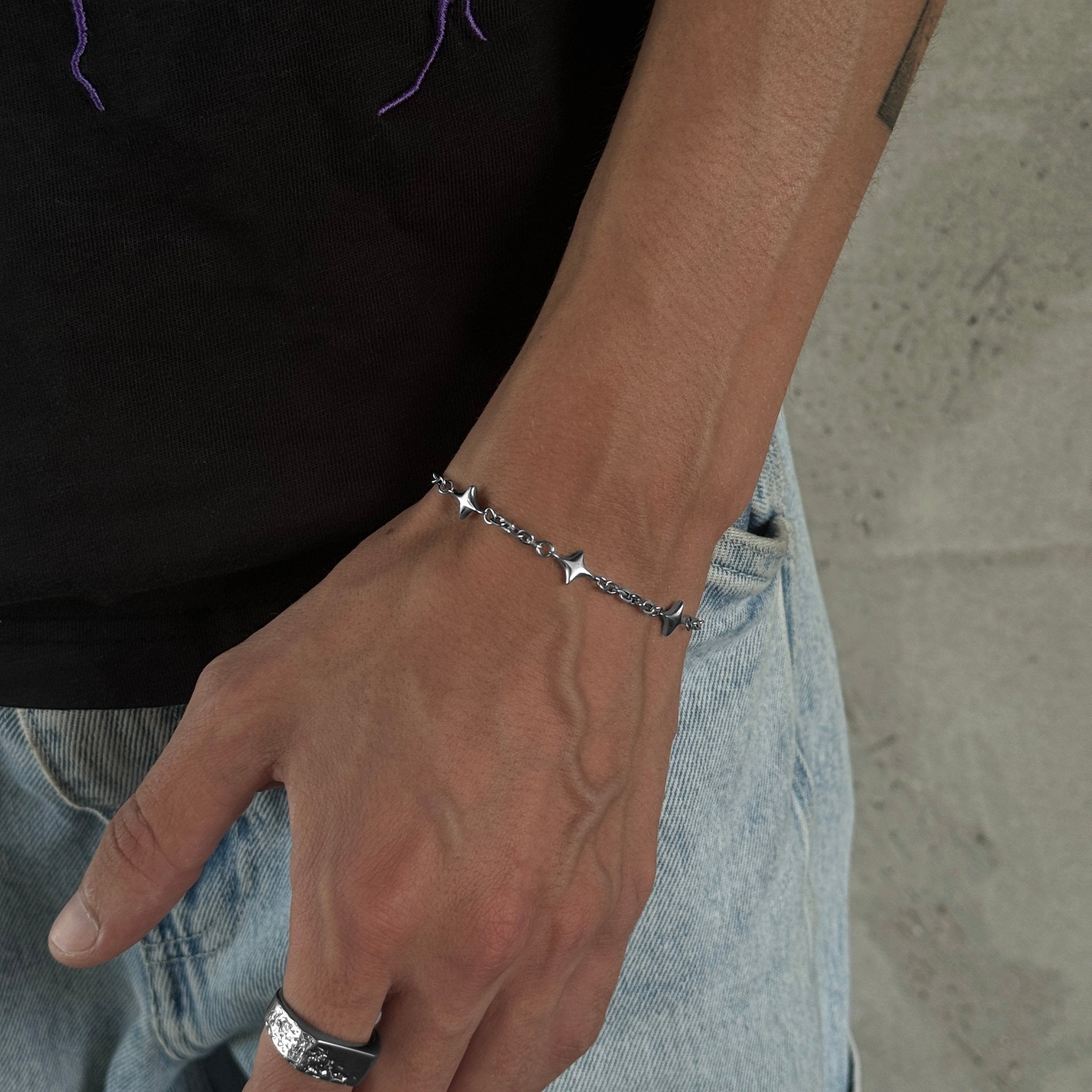 Star Bracelet - Silver - Bracelets - 18cm - JVillion®