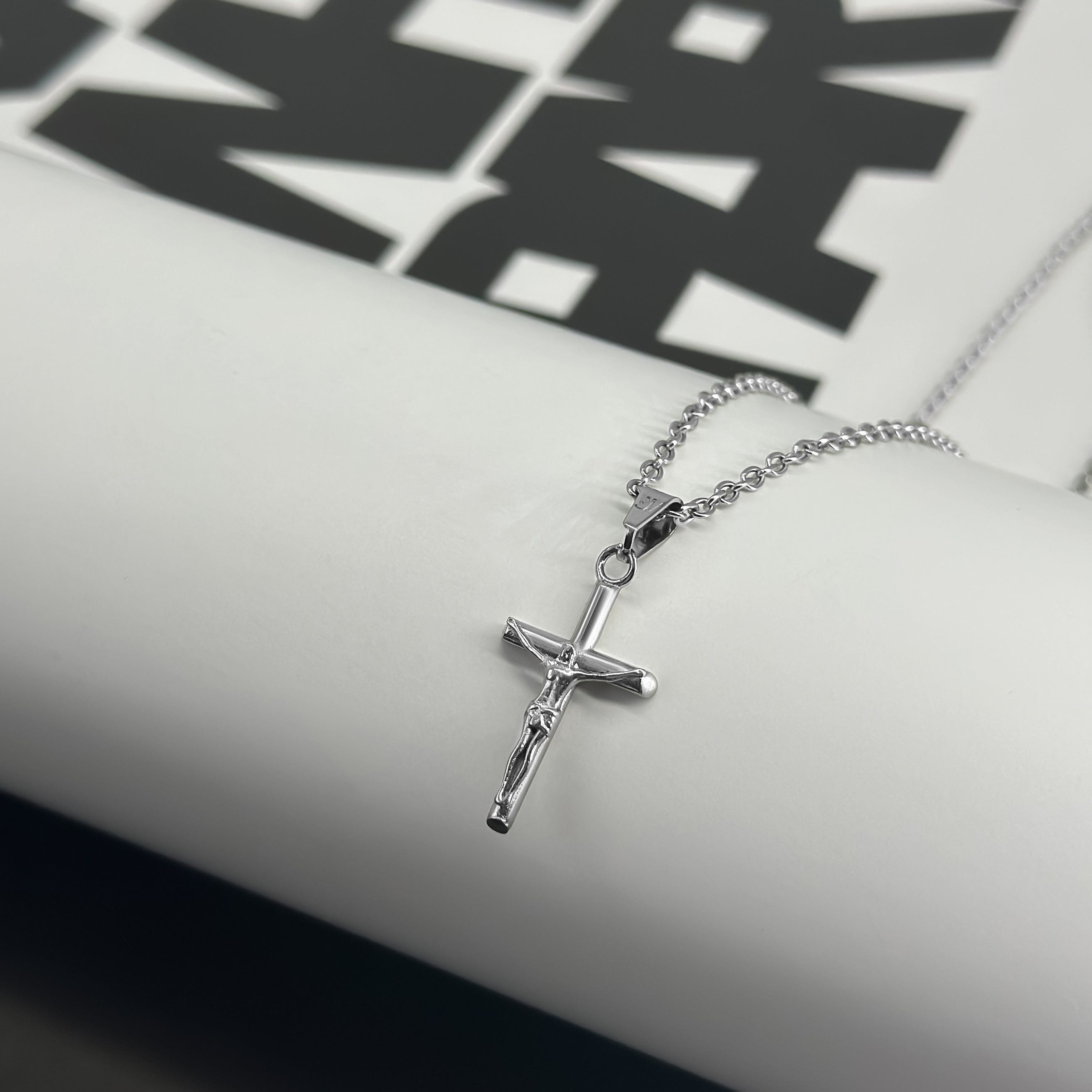 Chain with Pendant Jesus Rolo Chain - Silver (2mm) - JVillion®