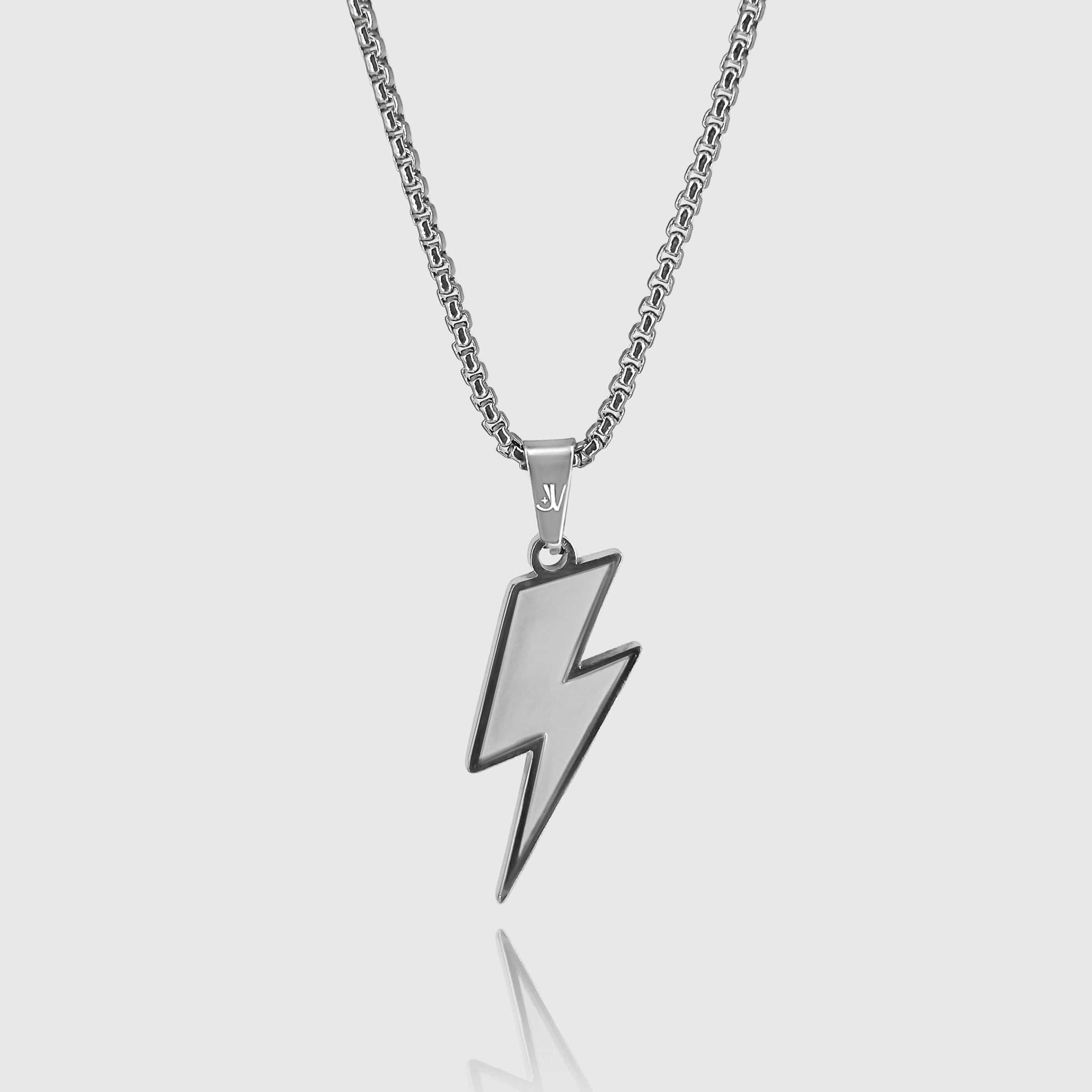 Lightning Box Chain - Silver (2,5mm) Chain with Pendant JVILLION