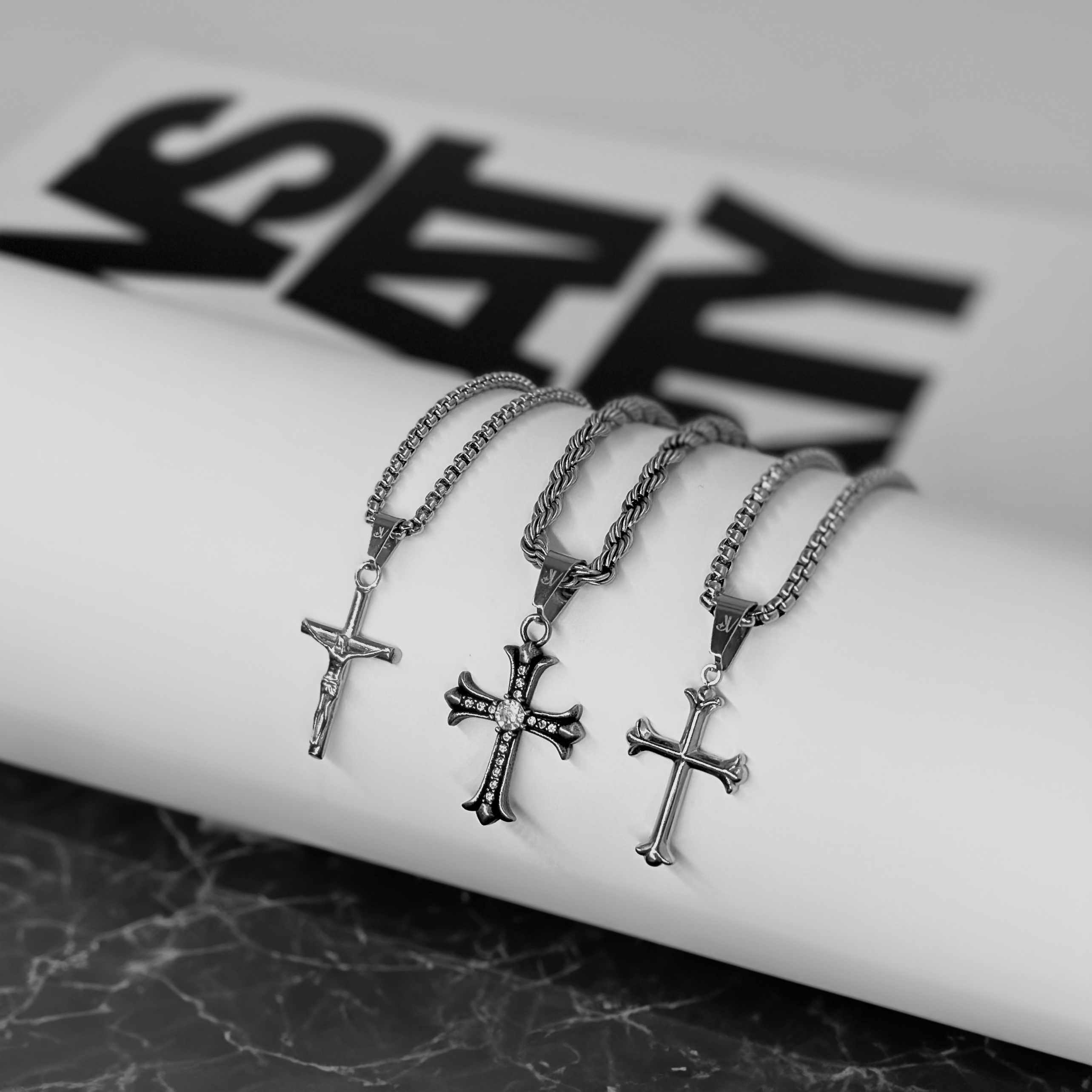 Cross Pendant - Silver Pendant JVILLION