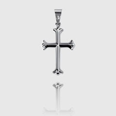 Silberner Kreuz-Anhänger für Herren, JVillion