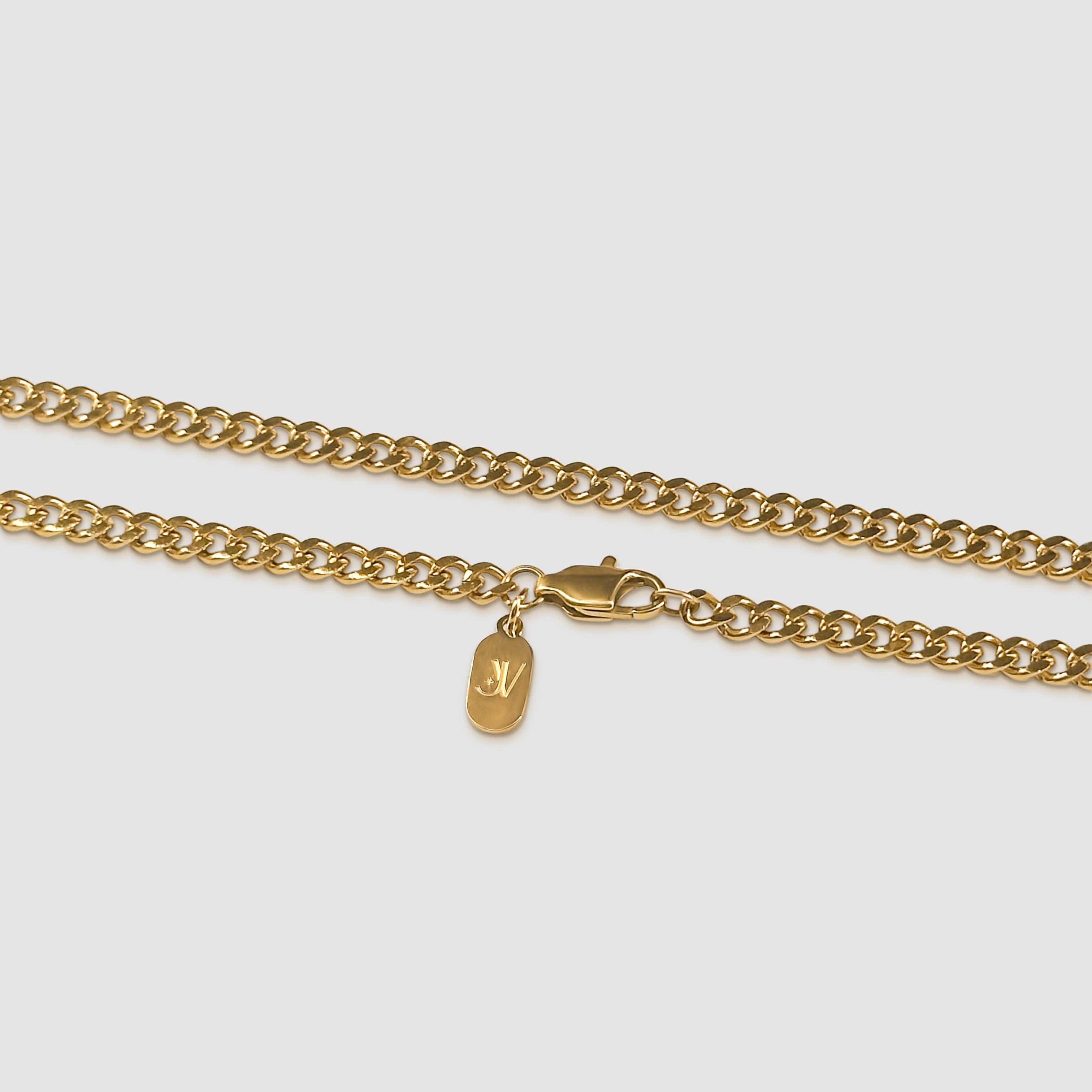 Cuban Chain - Gold (4mm) Basic Chains JVILLION