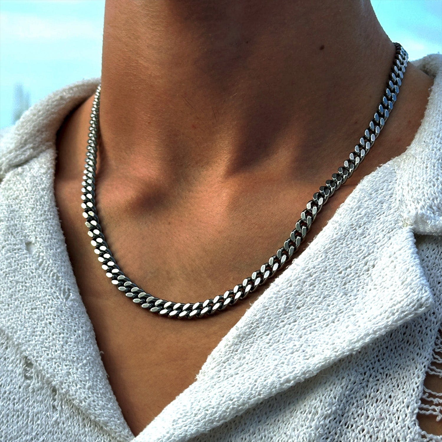 Cuban Chain - Silver (6mm) Basic Chains JVillion®