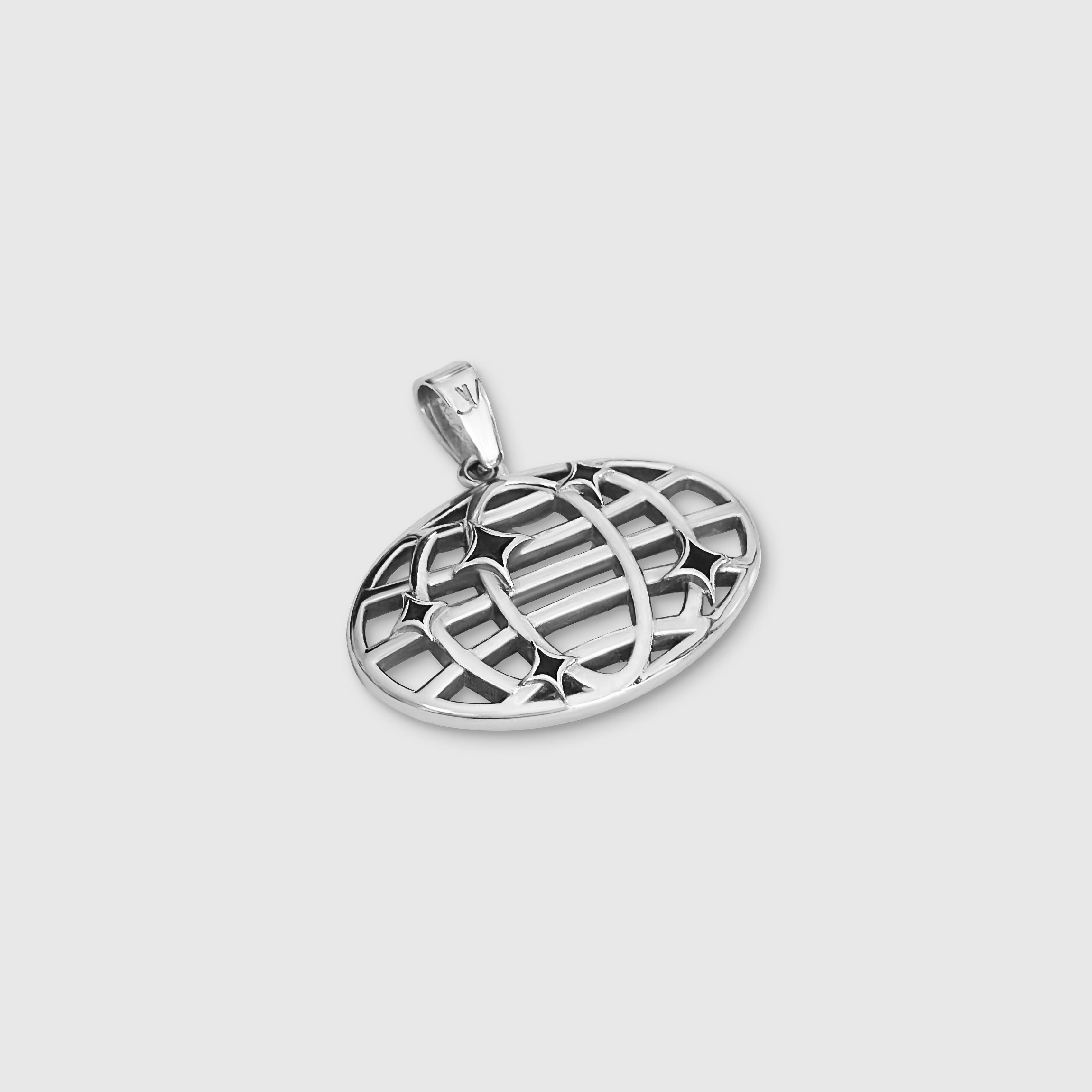 Side Perspective of World Cuban Chain Necklace Stainless Steel 4mm