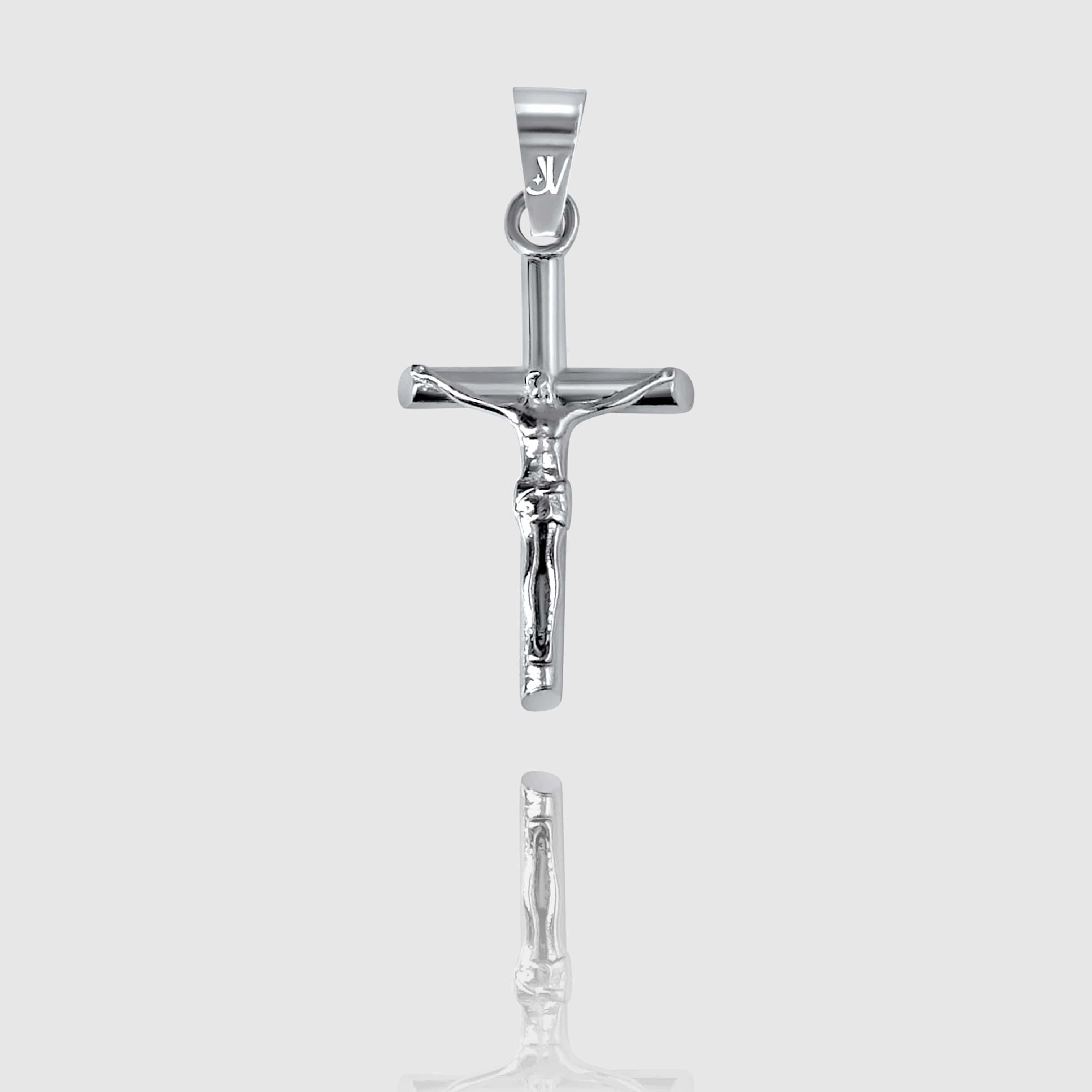 Jesus Cross Pendant - Silver Pendant JVILLION