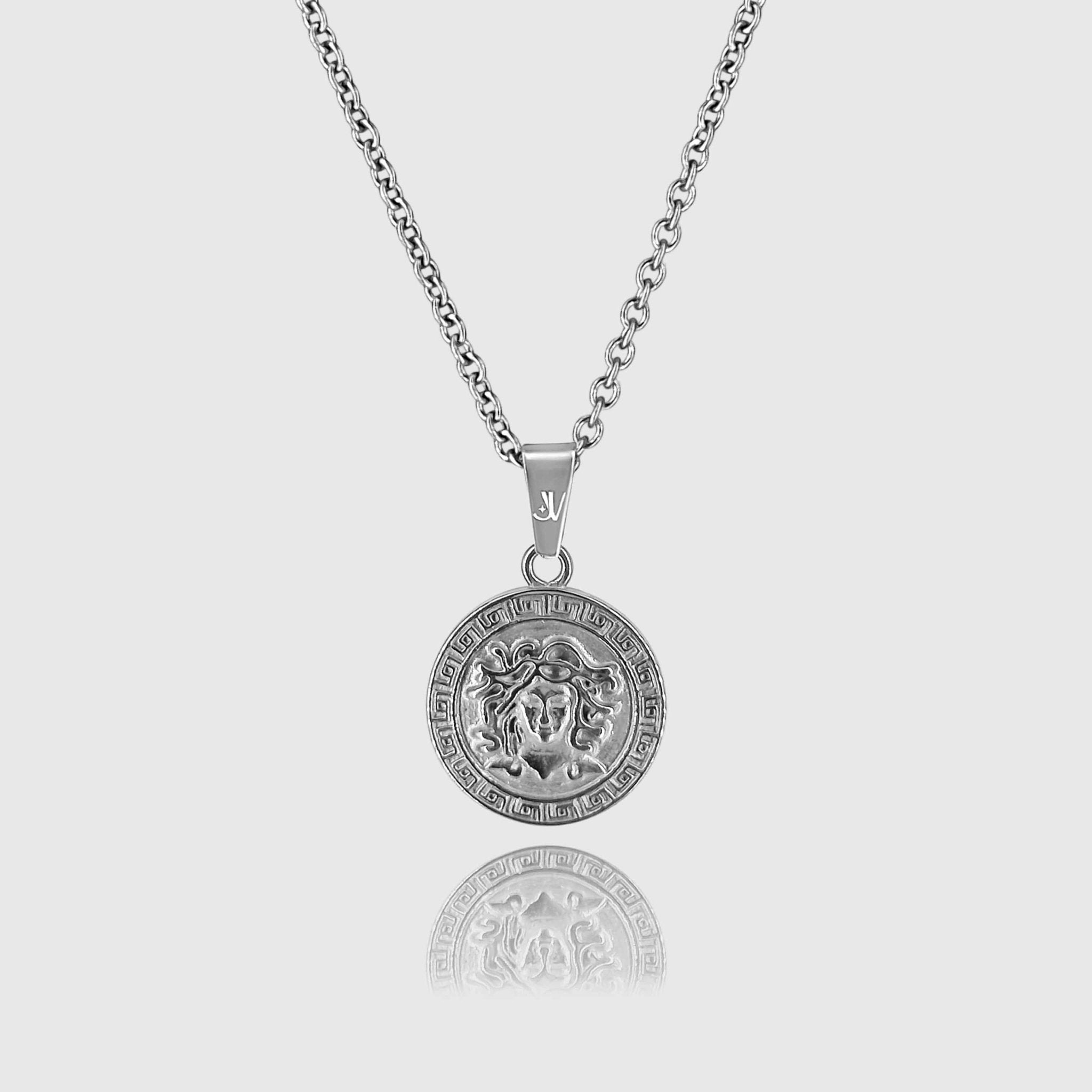 Medusa Rolo Chain - Silver (2mm) - Chain with Pendant - 50cm / 20'' - JVillion®