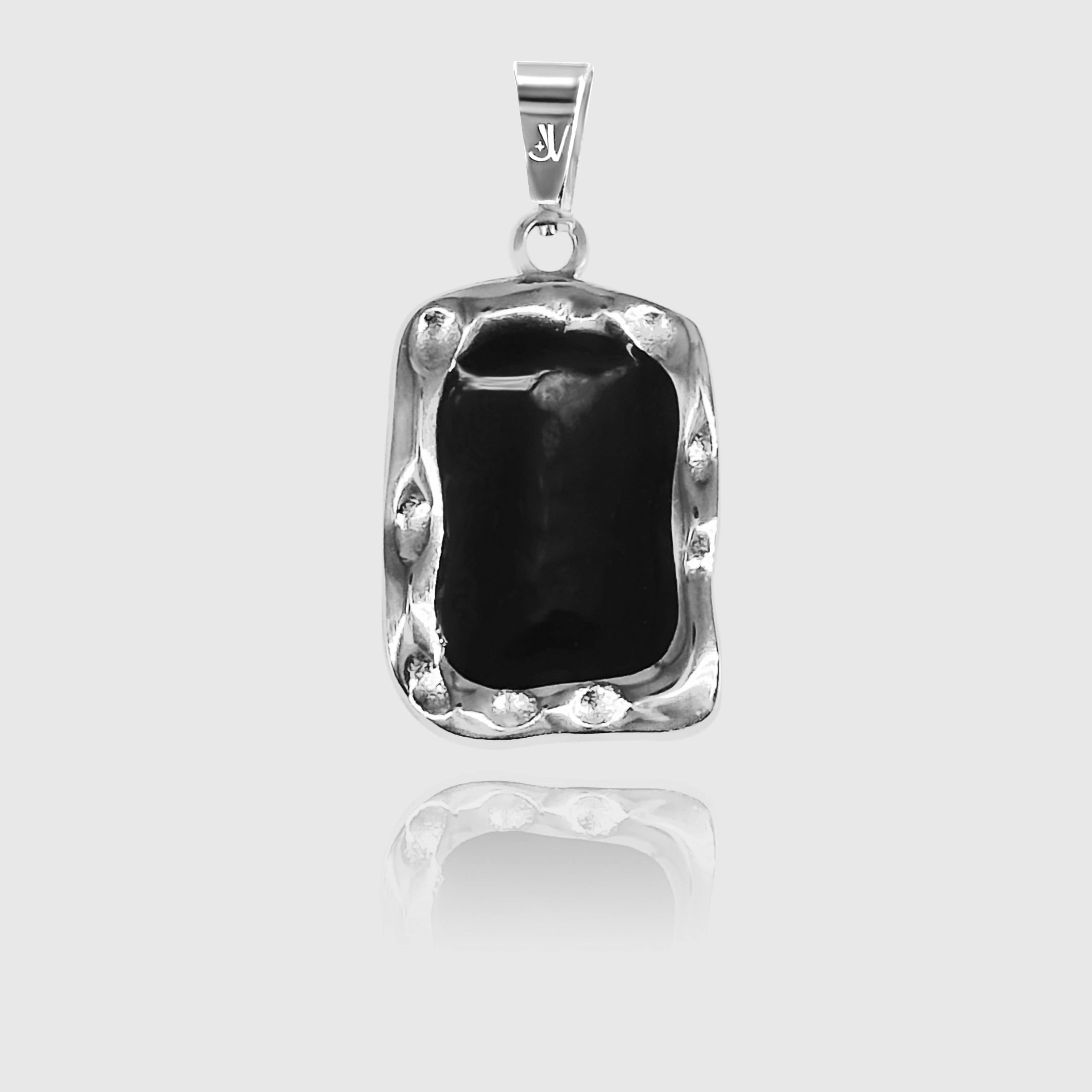 Onyx Pendant - Silver Pendant JVILLION