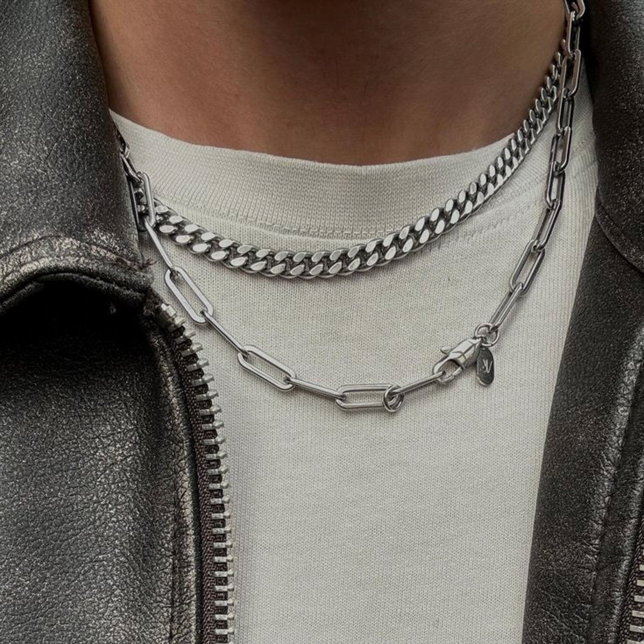 Paperclip Chain - Silver Basic Chains JVILLION