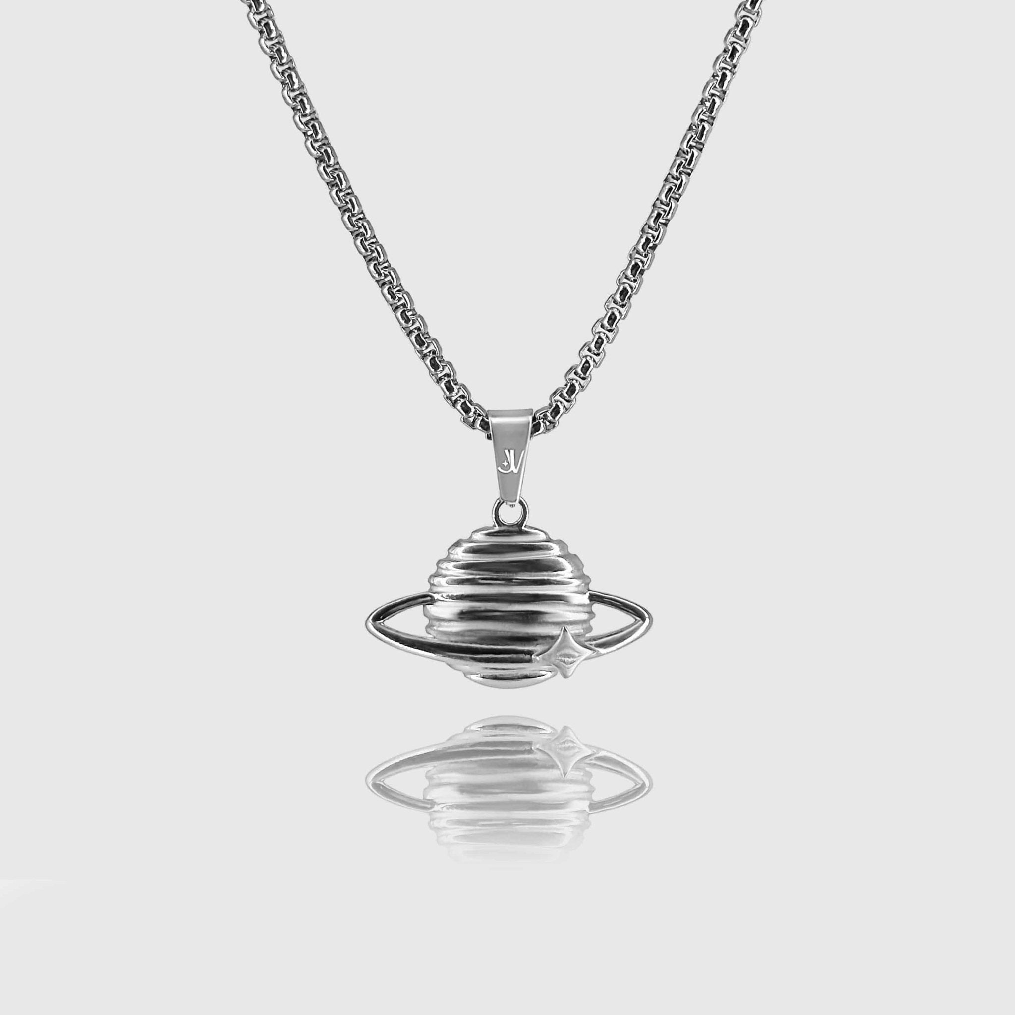 Planet Box Chain - Silver (2,5mm) - Chain with Pendant - 50cm / 20'' - JVillion®