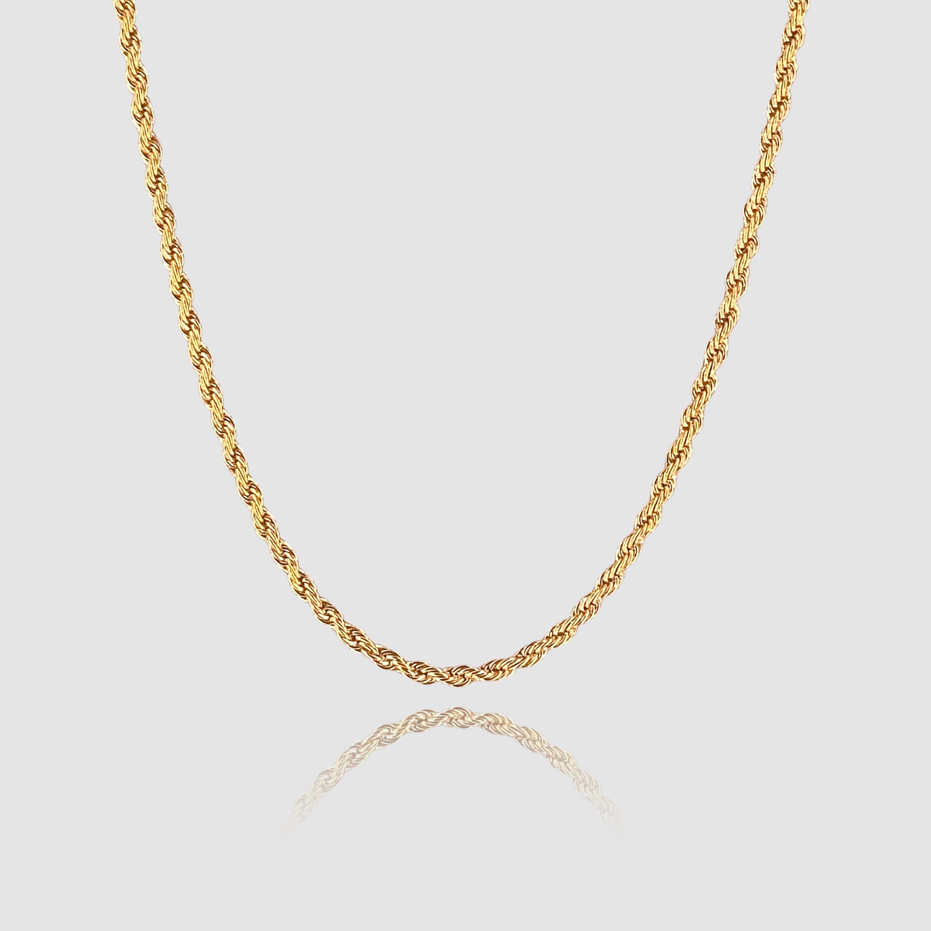 Rope Chain - Gold (3mm) Basic Chains JVILLION