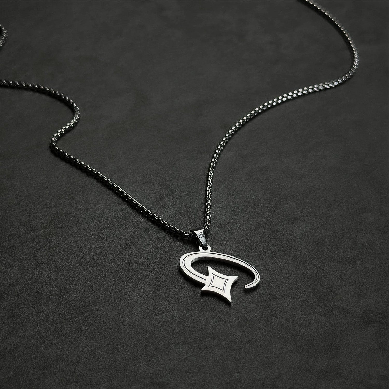 Shooting Star Box Chain - Silver (2,5mm) Chain with Pendant JVillion®