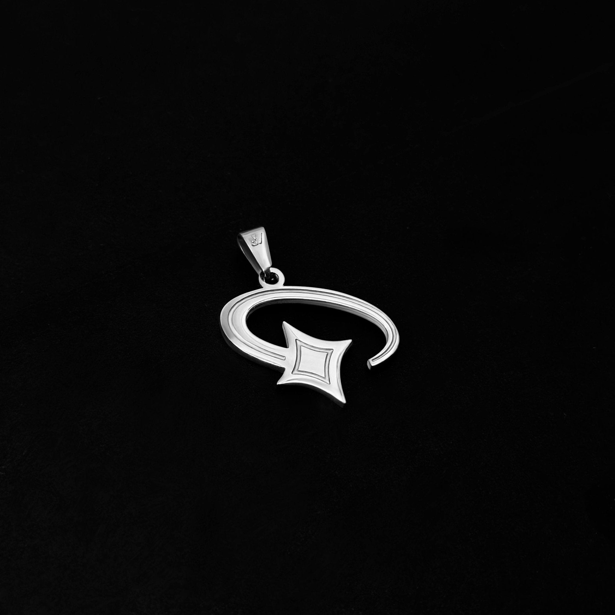 Shooting Star Pendant Silver Men - Streetwear Jewelry