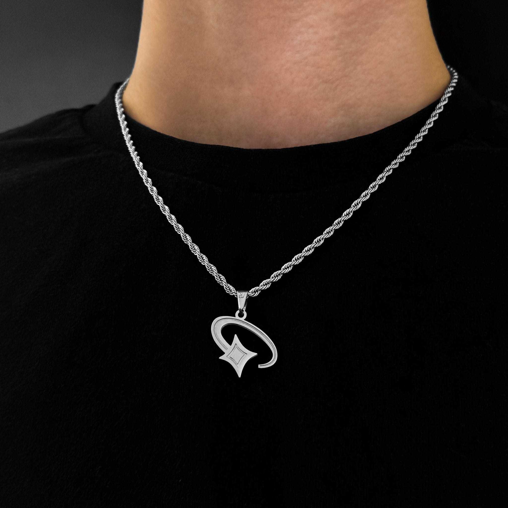 Shooting Star Pendant Silver Men - Streetwear Jewelry