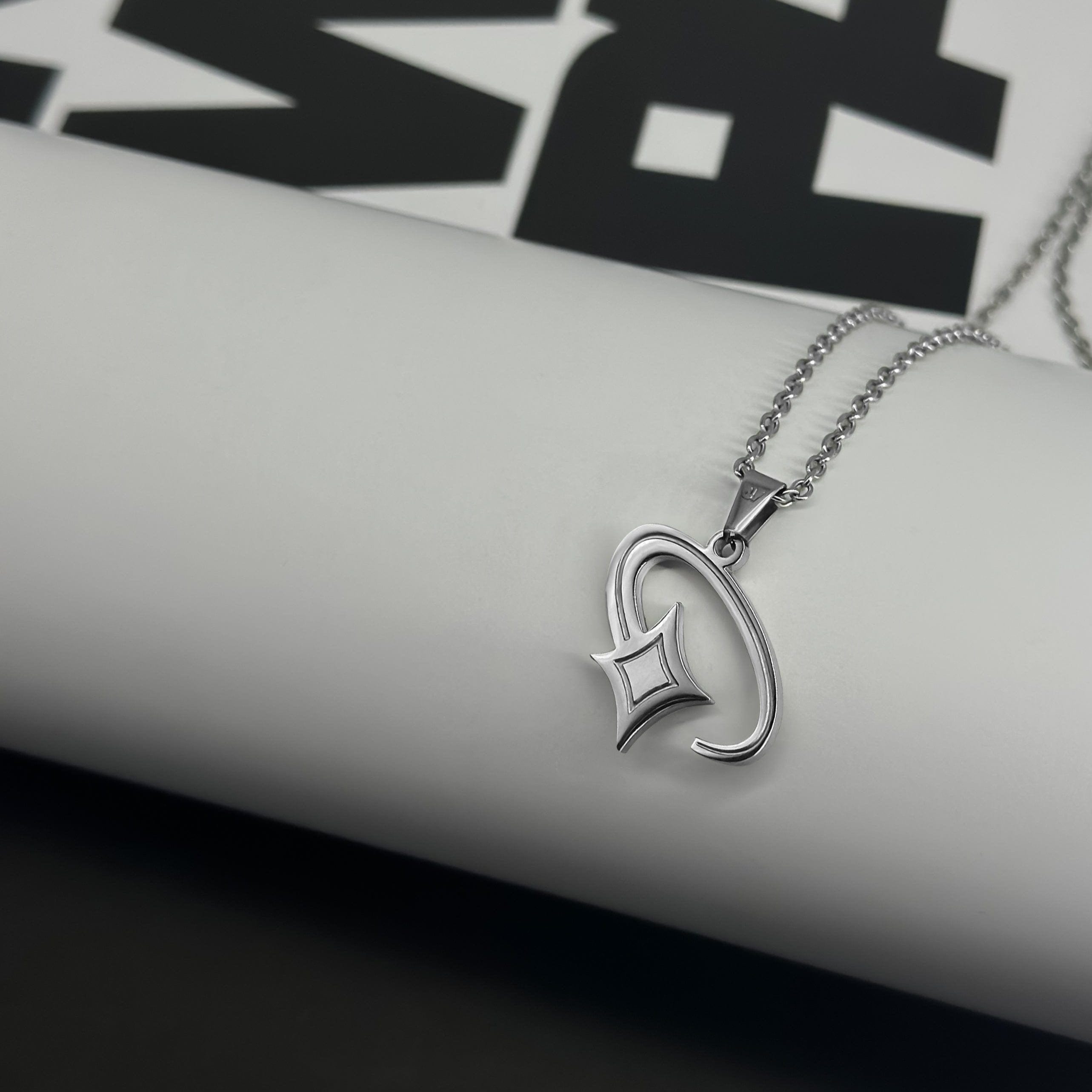 Shooting Star Rolo Chain - Silver (2mm) Chain with Pendant JVILLION