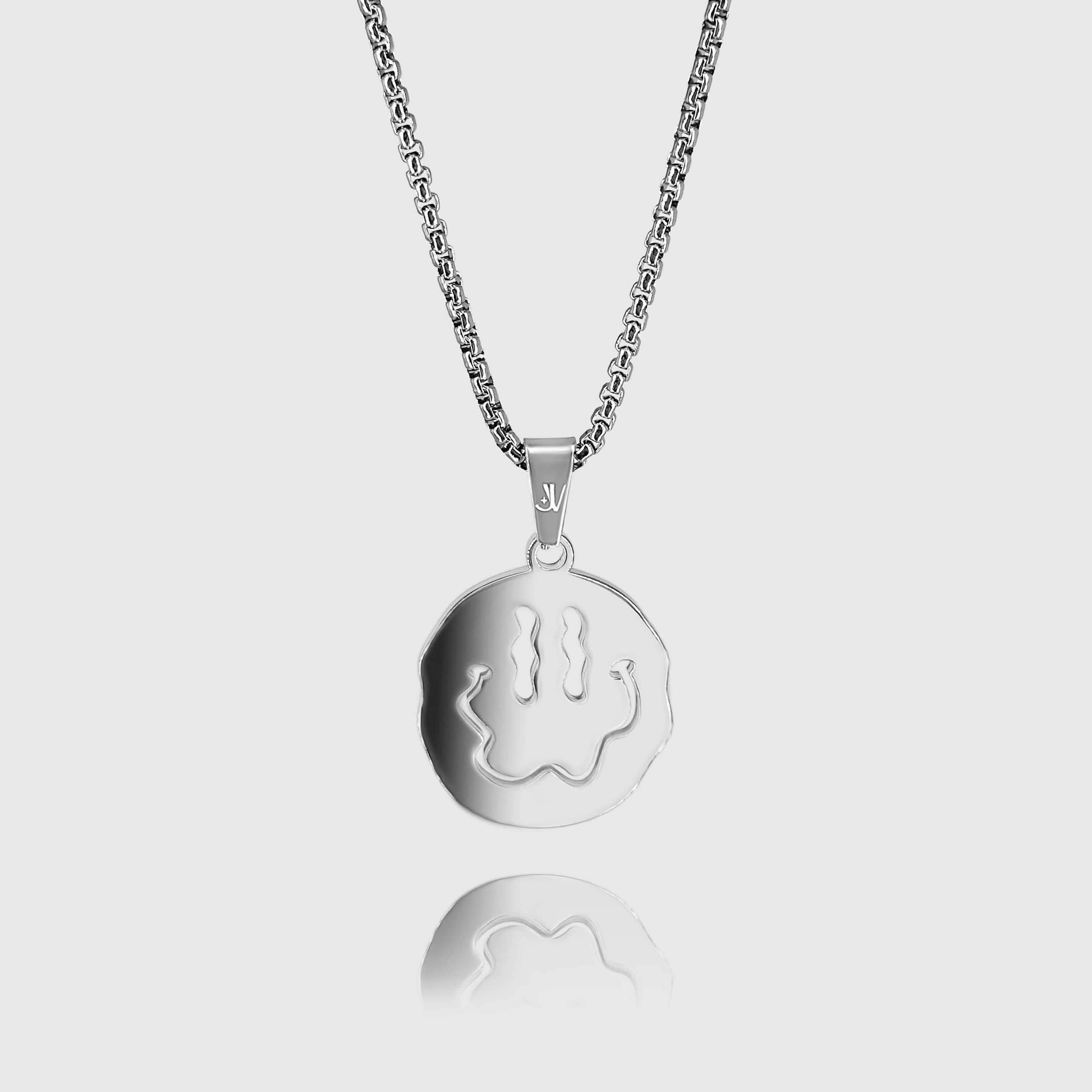 Smiley Box Chain - Silver (2,5mm) Chain with Pendant JVillion®