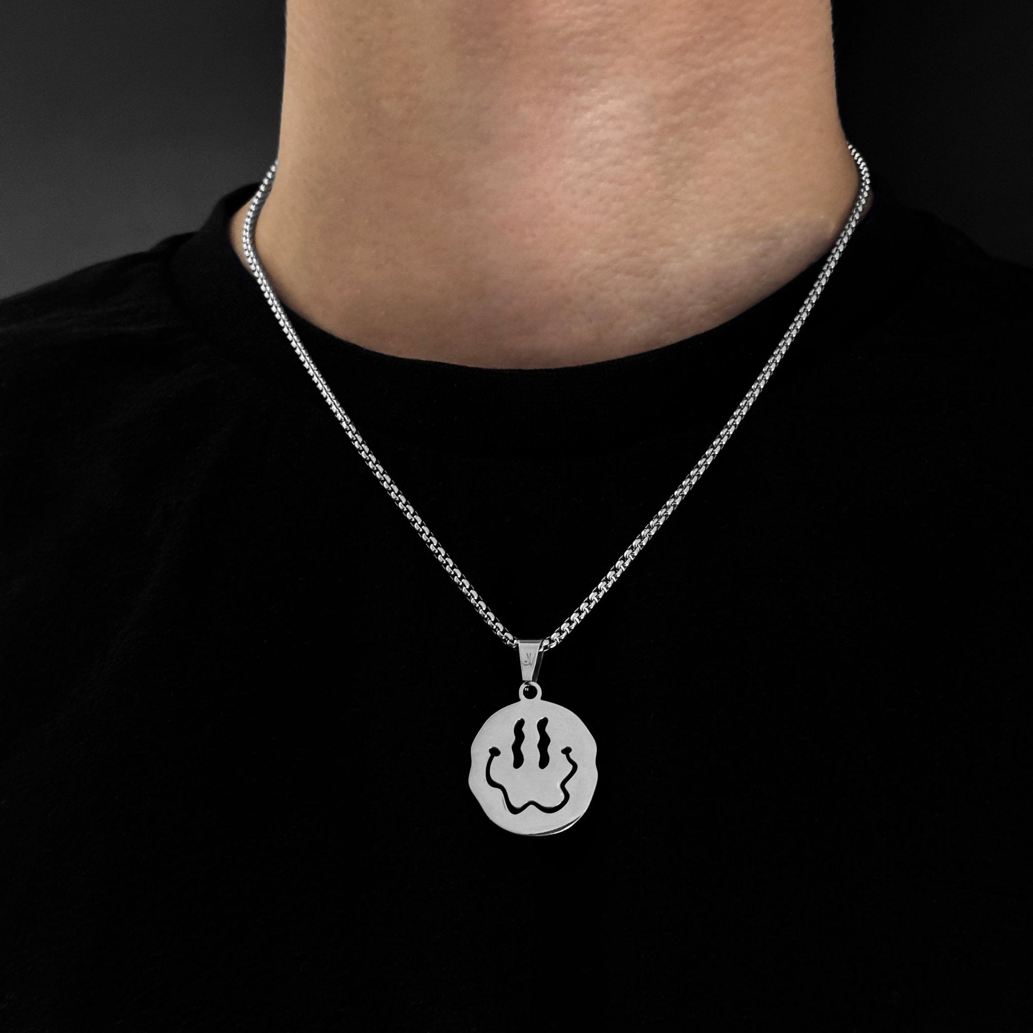 Smiley Box Chain - Silver (2,5mm) - 50cm / 20'' - JVillion®