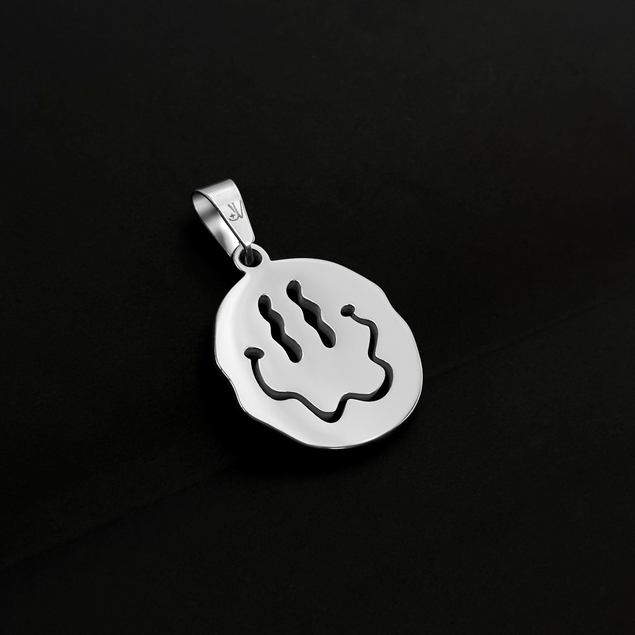 Smiley Cuban Chain - Silver (4mm) - 50cm / 20'' - JVillion®