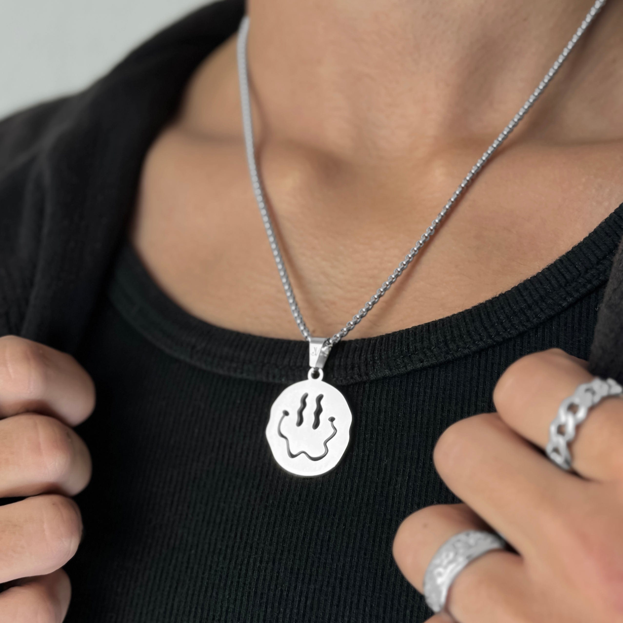 Smiley Pendant - Silver Pendant JVillion®