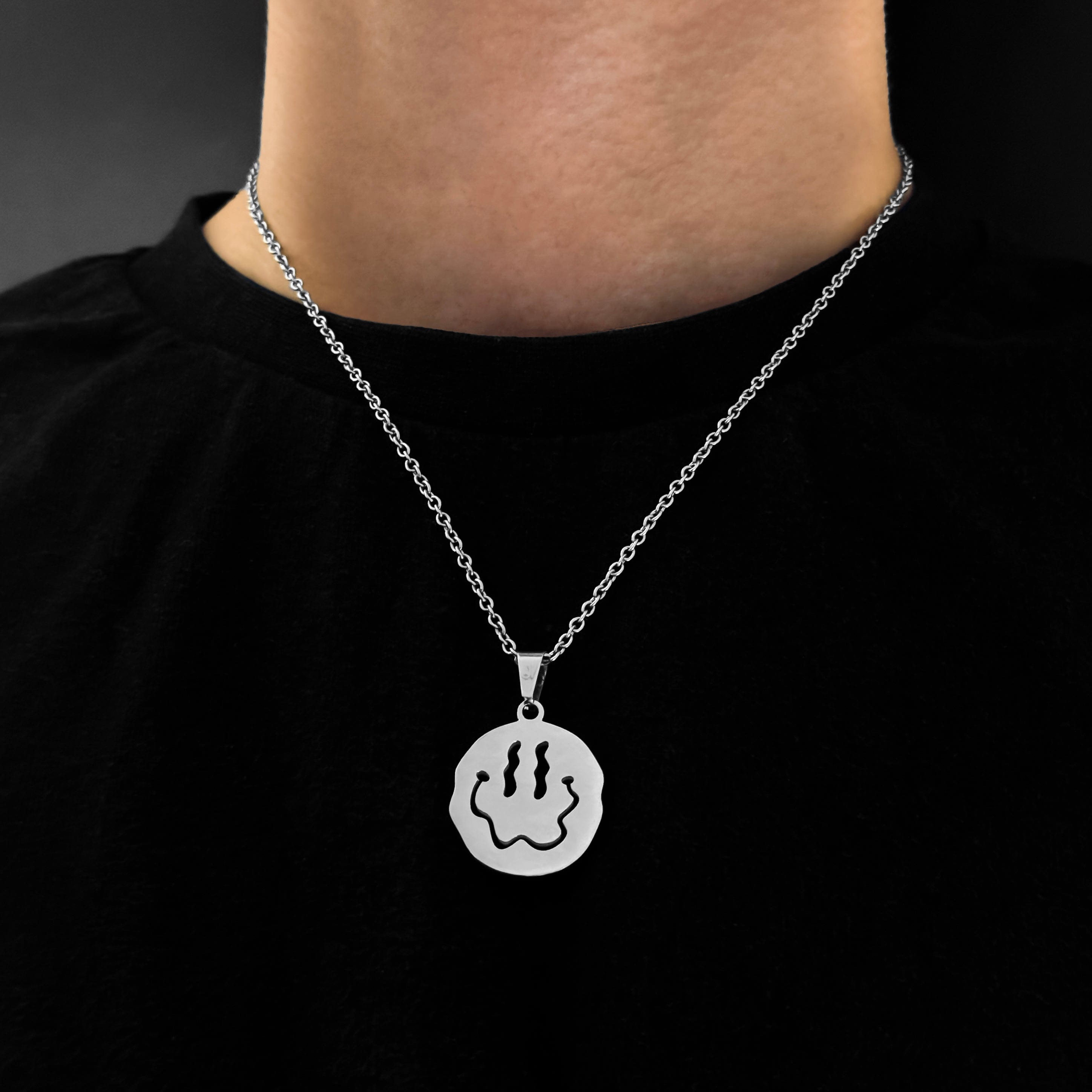 Smiley Rolo Chain - Silver (2mm) JVillion®