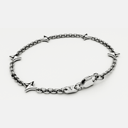Silbernes Stern-Armband für Herren, JVillion