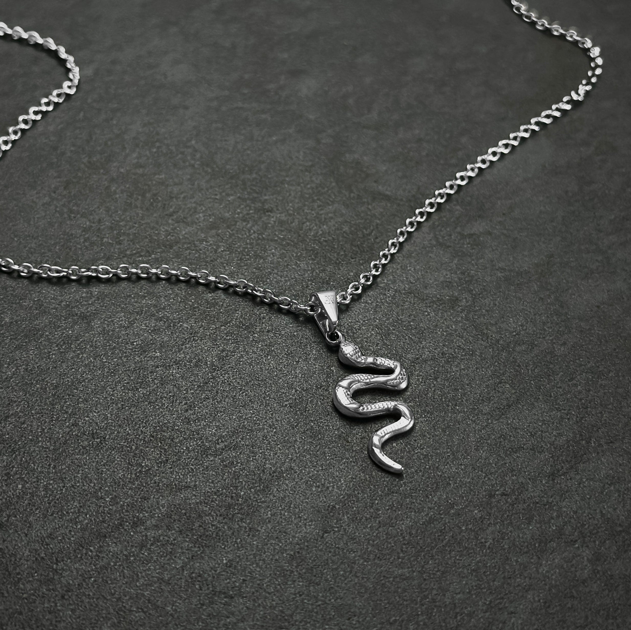 Viper Rolo Chain - Silver (2mm) Chain with Pendant JVillion®